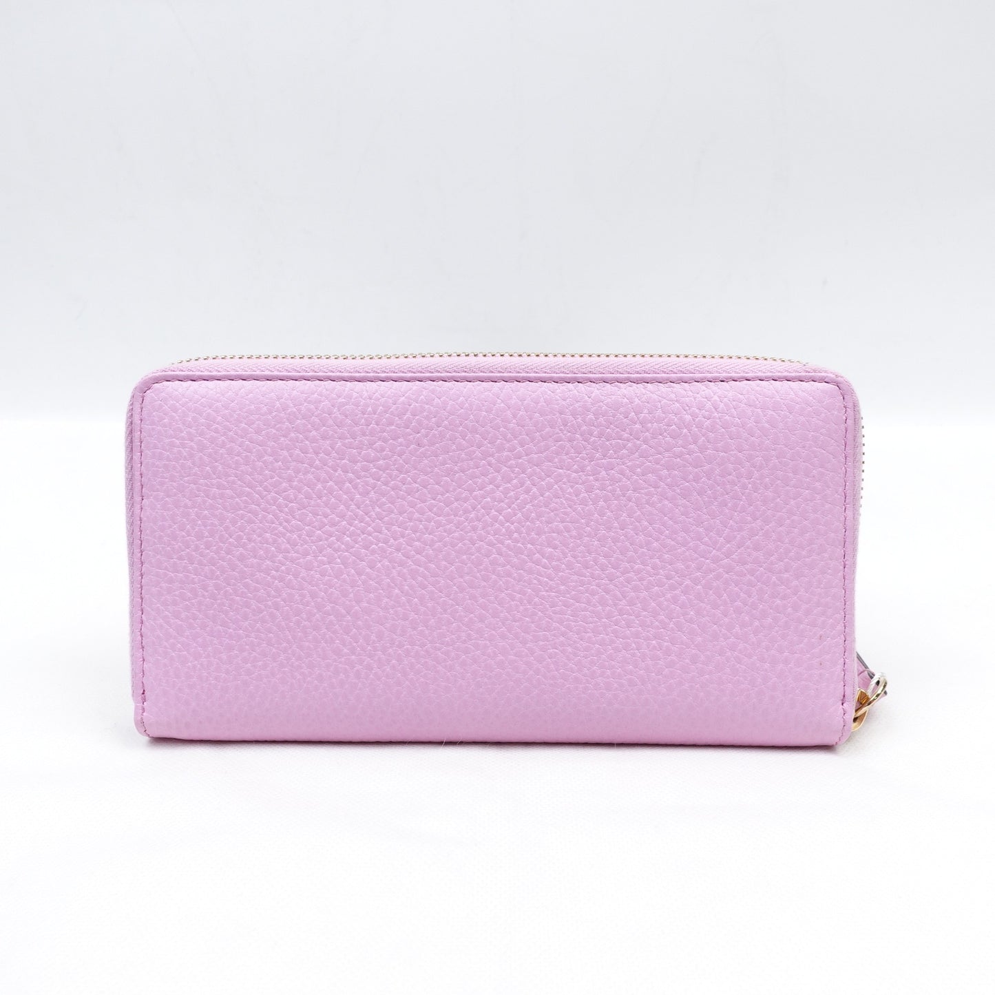 Pre-owned Gucci Purple Calfskin Long Wallet