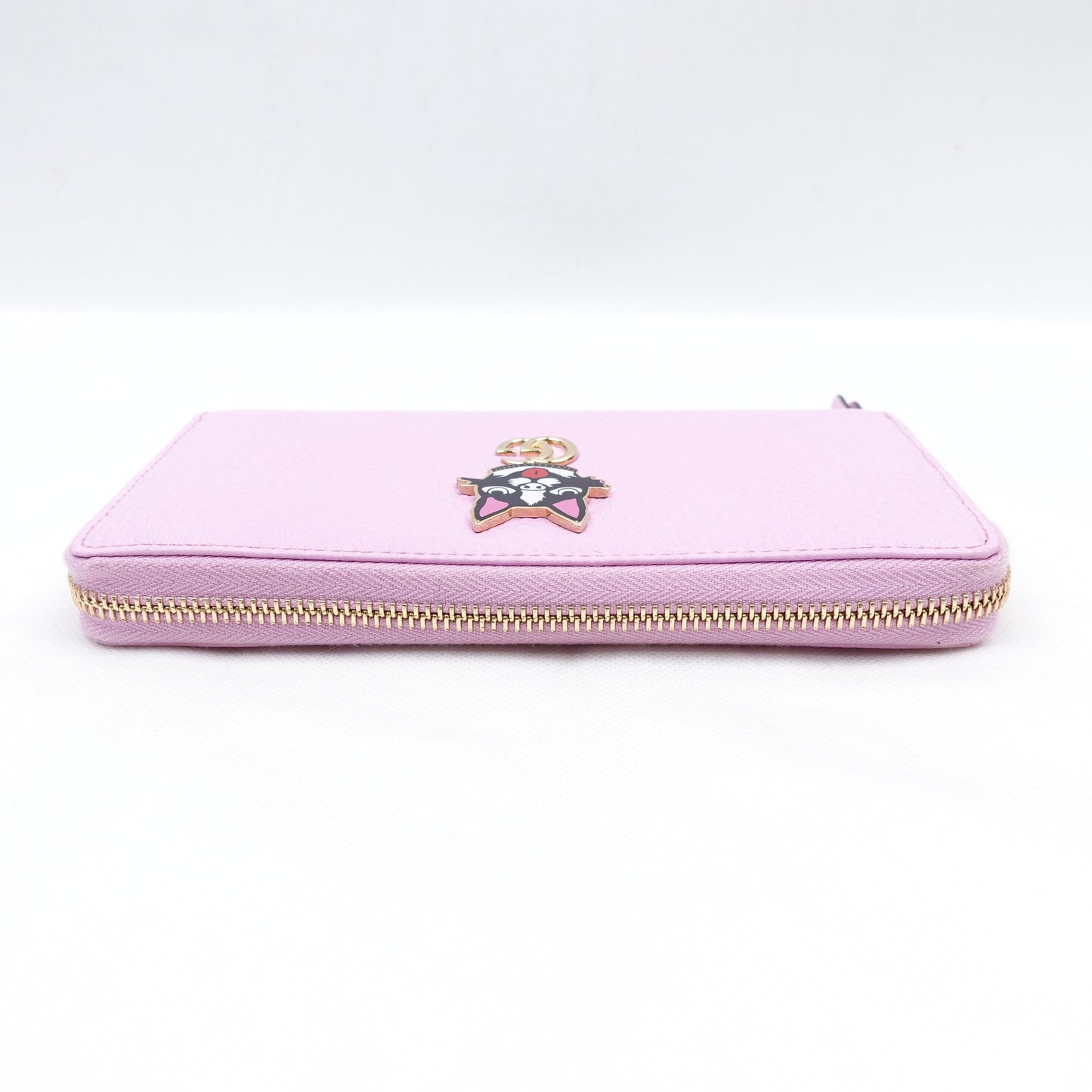 Pre-owned Gucci Purple Calfskin Long Wallet