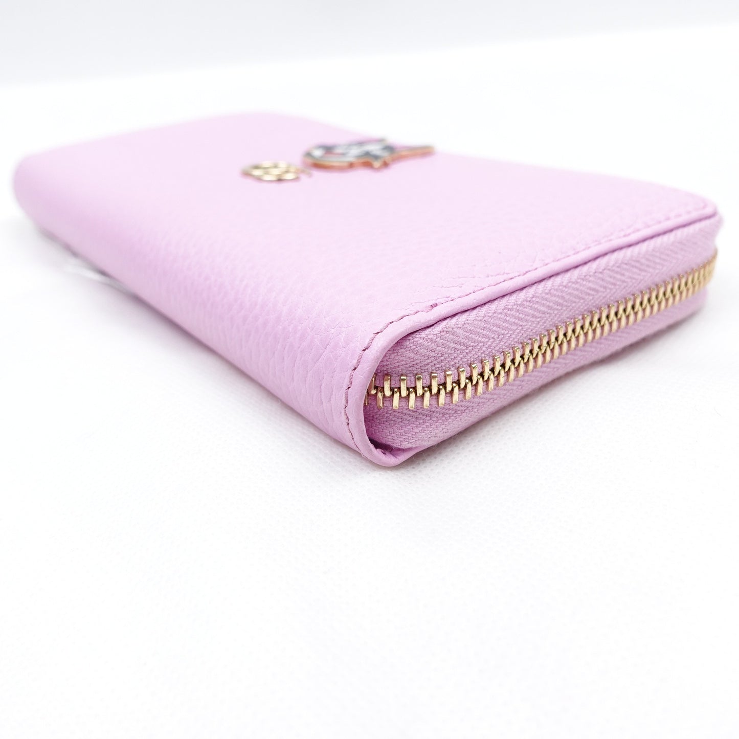 Pre-owned Gucci Purple Calfskin Long Wallet