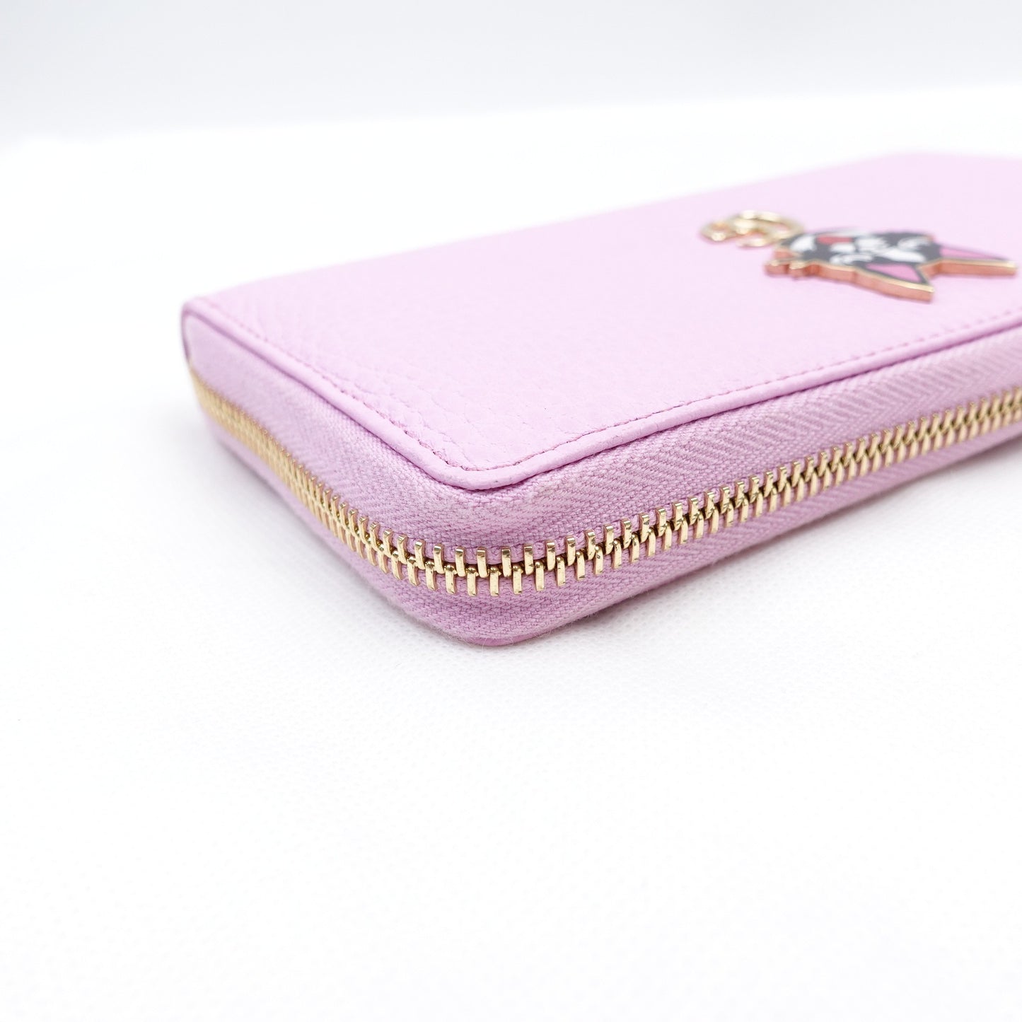 Pre-owned Gucci Purple Calfskin Long Wallet