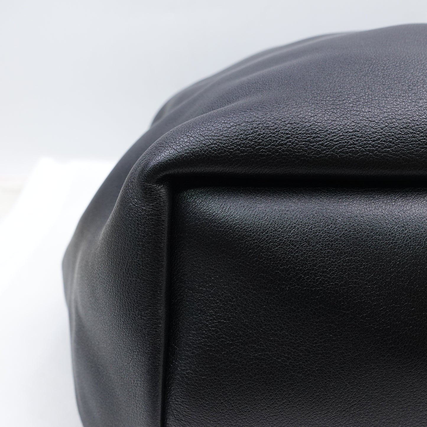 Loewe Squeeze Medium Black Lambskin Tote Bag