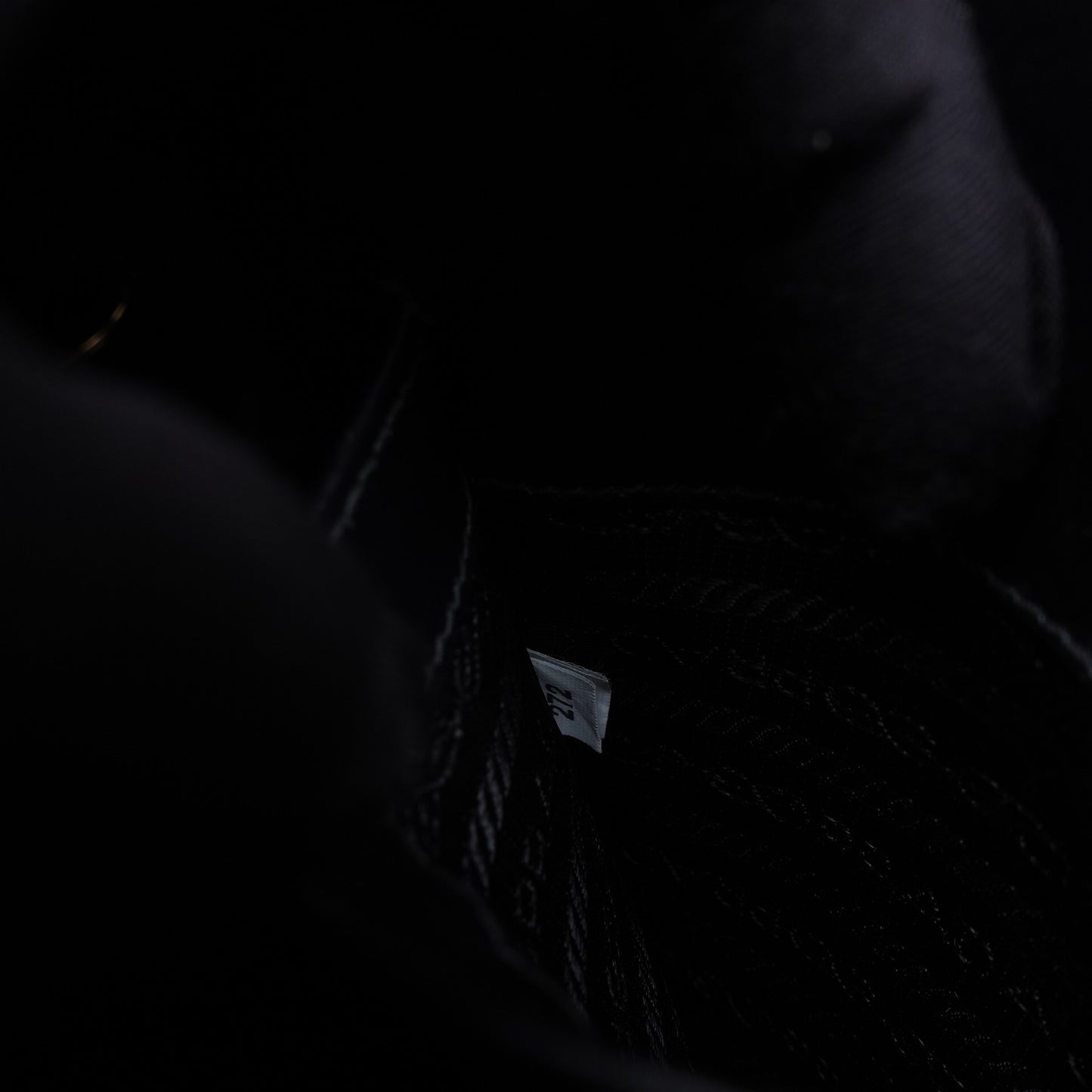 Pre-Owned Prada Black Calfskin Shoulder Bag