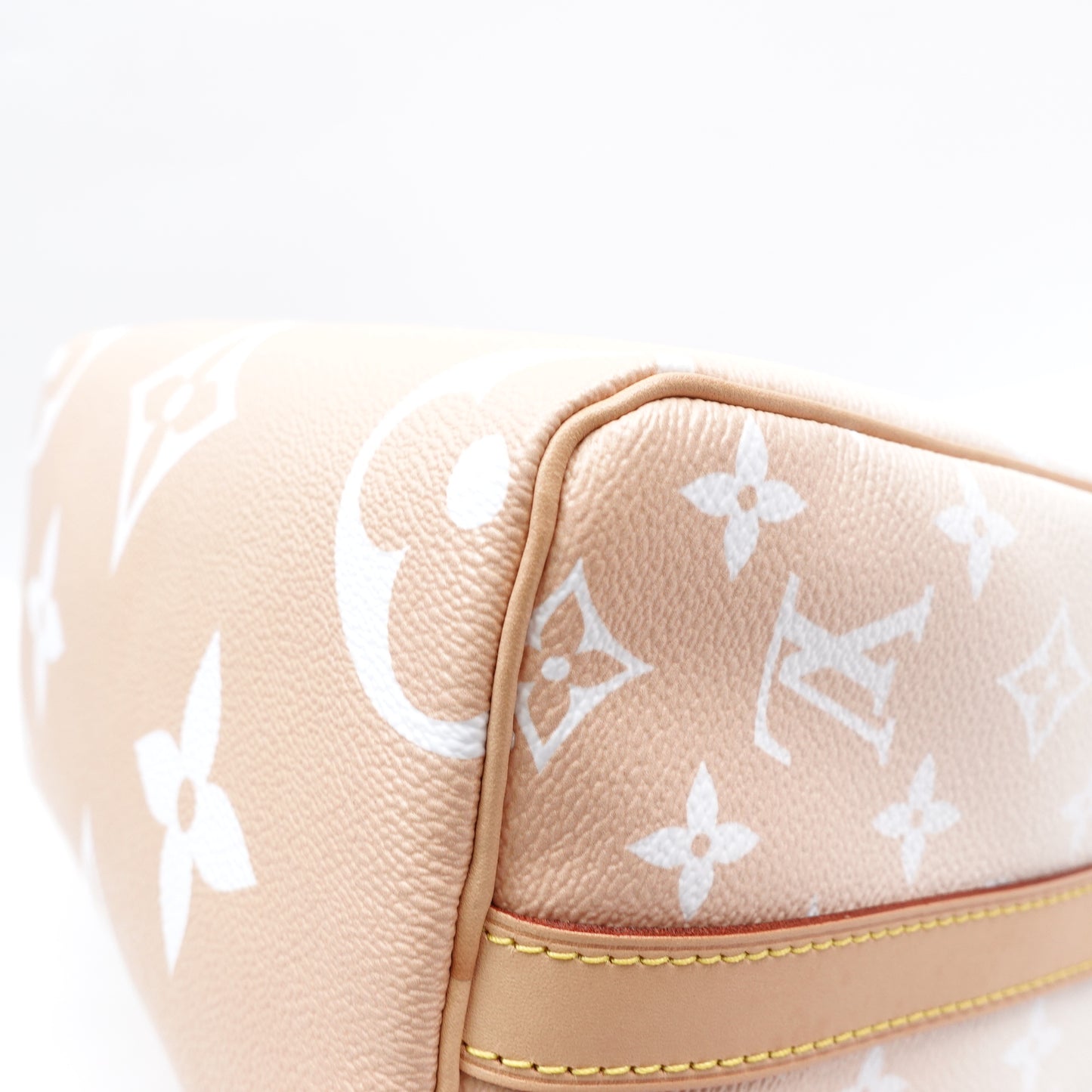 Pre-owned Louis Vuitton Speedy 25 Bandouliere By The Pool Coated Canvas Shoulder Bag