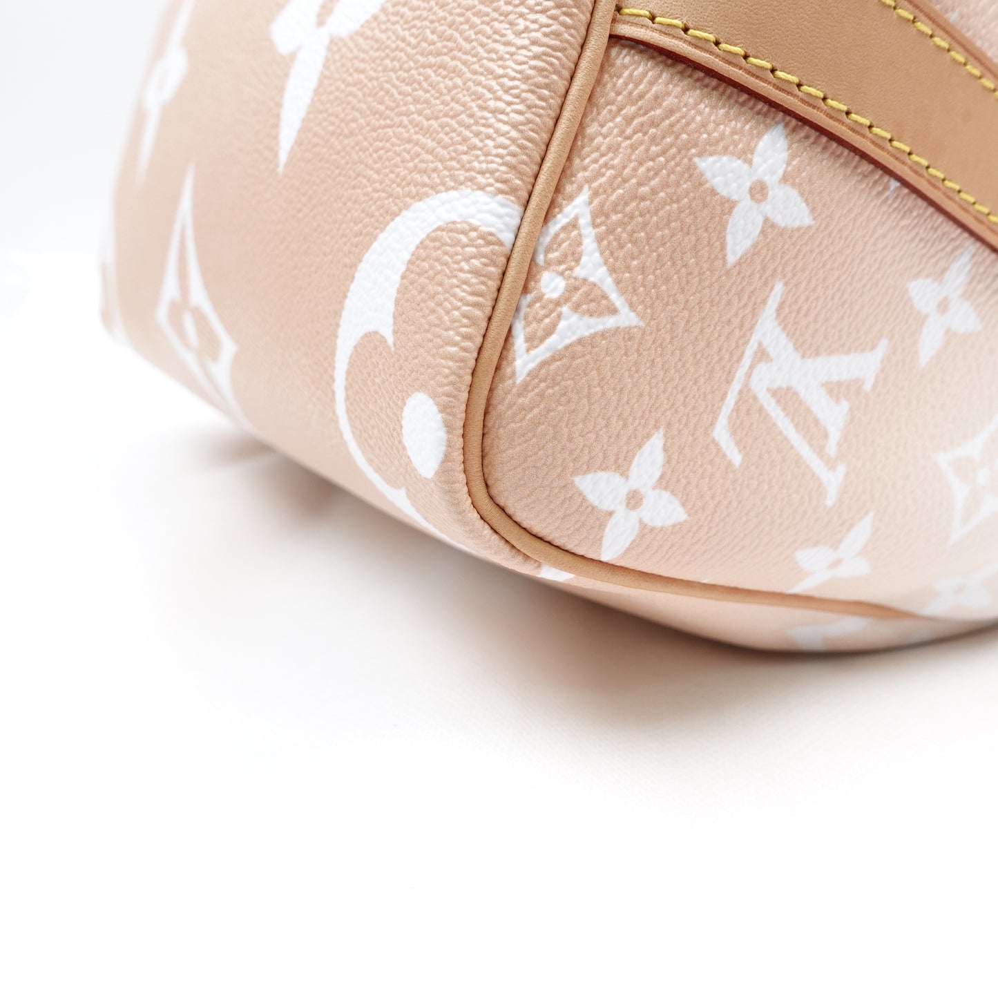 Pre-owned Louis Vuitton Speedy 25 Bandouliere By The Pool Coated Canvas Shoulder Bag