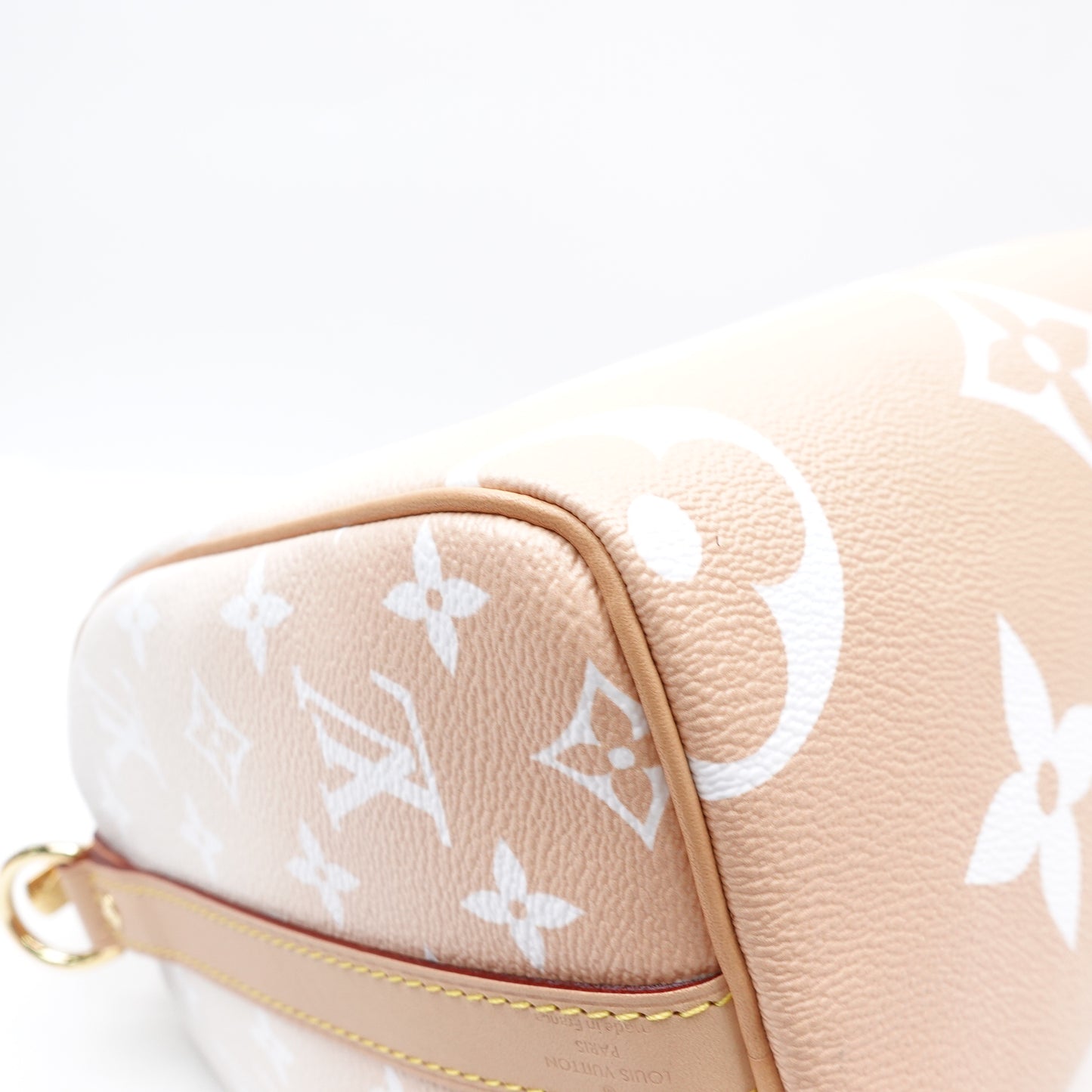 Pre-owned Louis Vuitton Speedy 25 Bandouliere By The Pool Coated Canvas Shoulder Bag