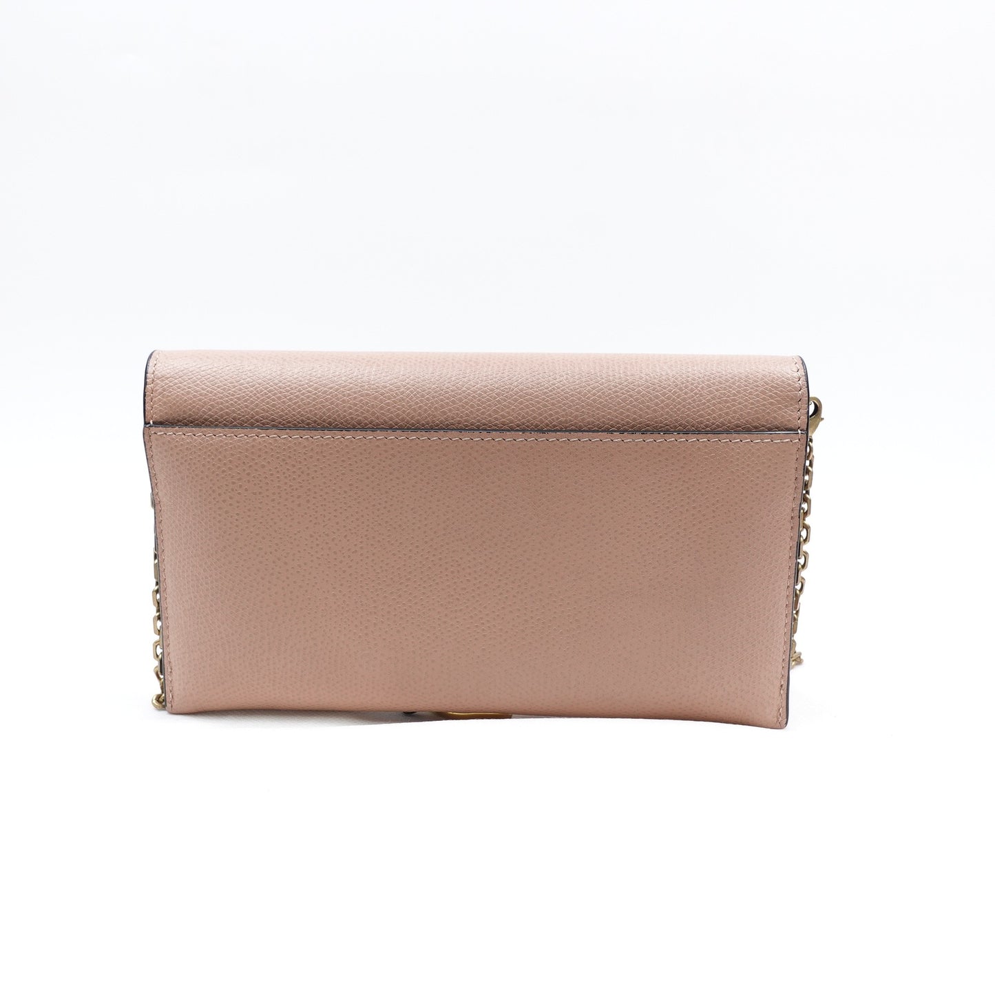 Pre-owned Dior Saddle WOC Milktea Calfskin Shoulder Bag