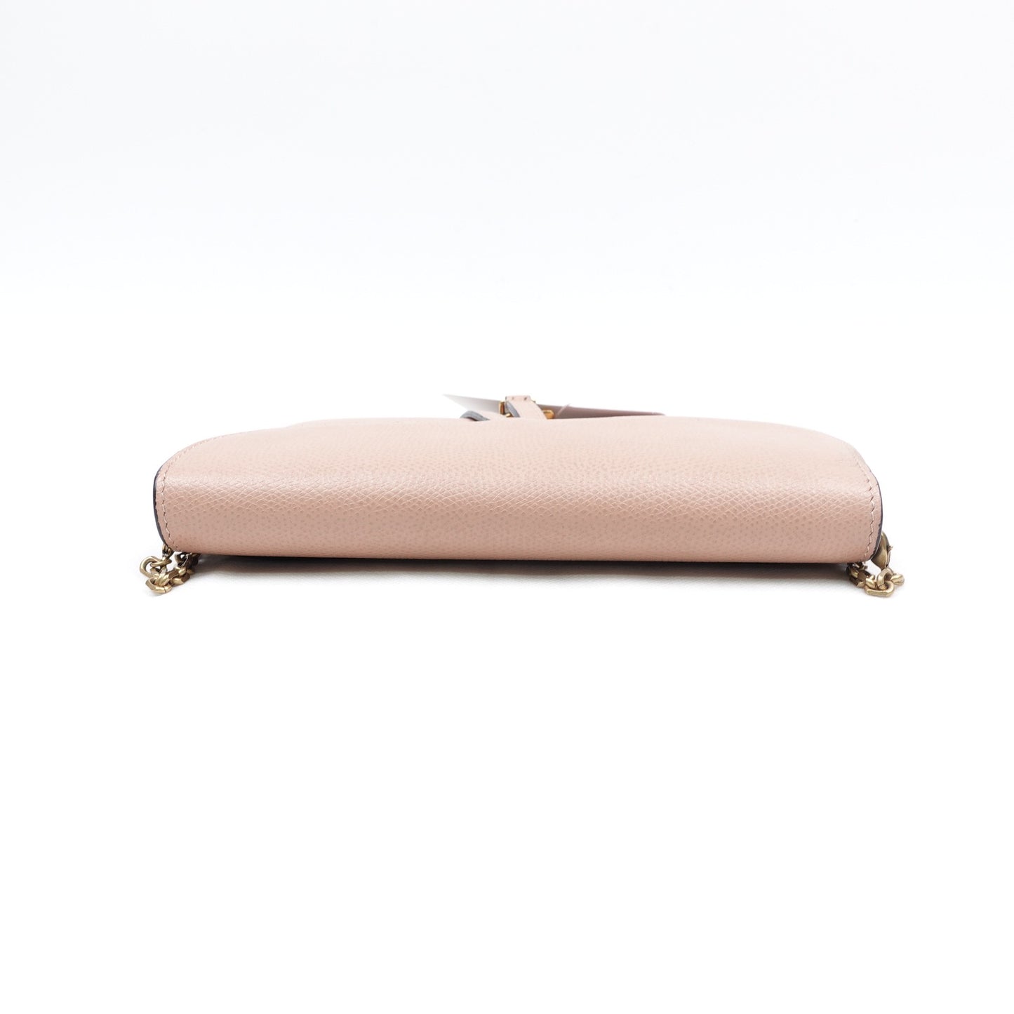 Pre-owned Dior Saddle WOC Milktea Calfskin Shoulder Bag