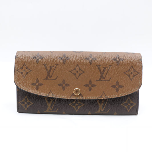 Pre-Owned Louis Vuitton Emilie Monogram Coated Canvas Long Wallet
