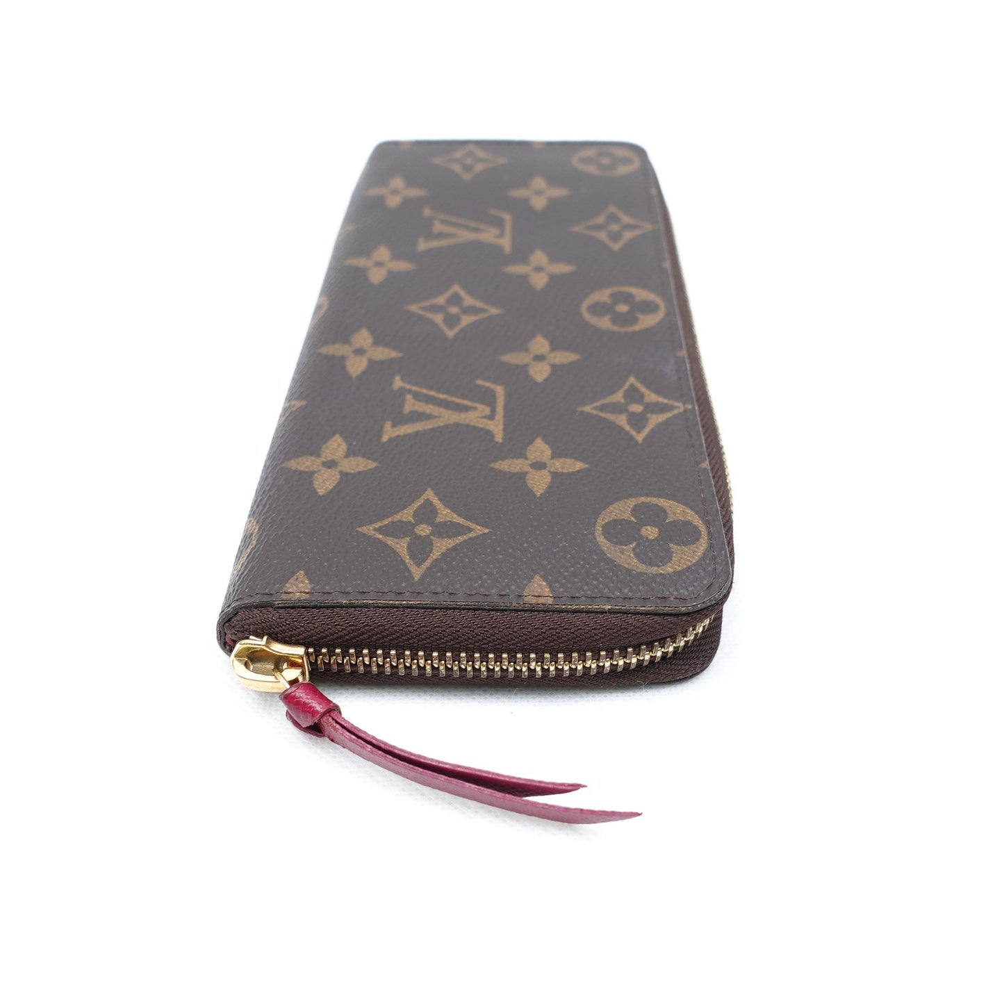 Pre-owned Louis Vuitton Clemence Monogram Coated Canvas Long Wallet