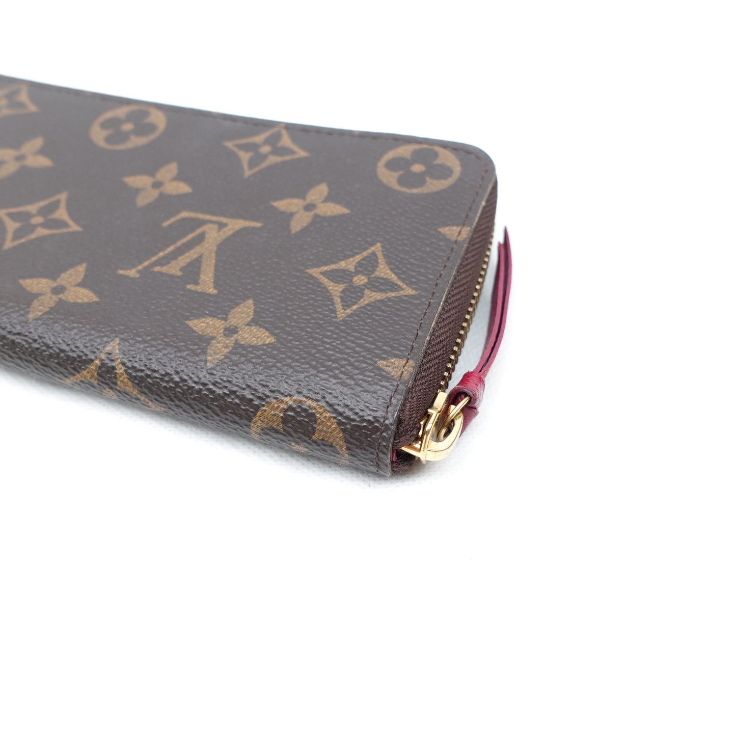 Pre-owned Louis Vuitton Clemence Monogram Coated Canvas Long Wallet