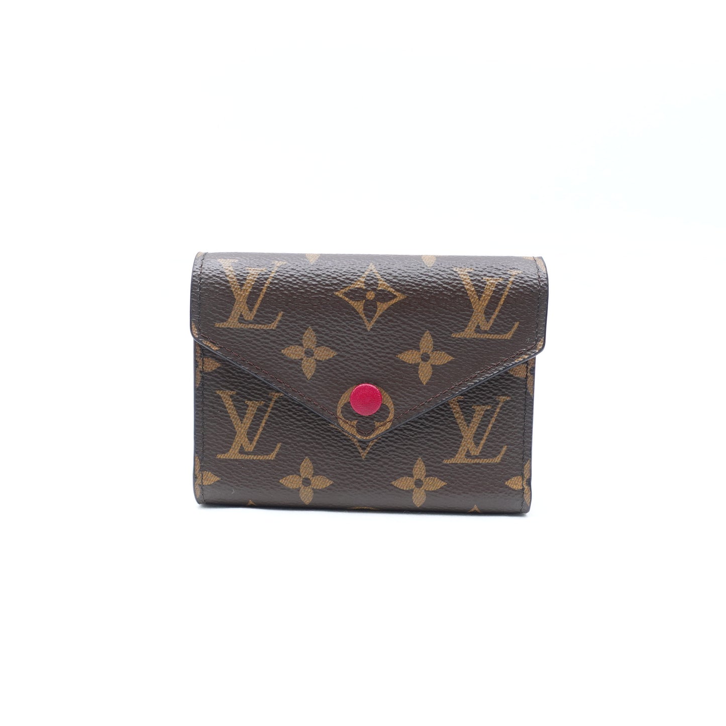 Pre-owned Louis Vuitton Victorine Monogram Coated Canvas Wallet