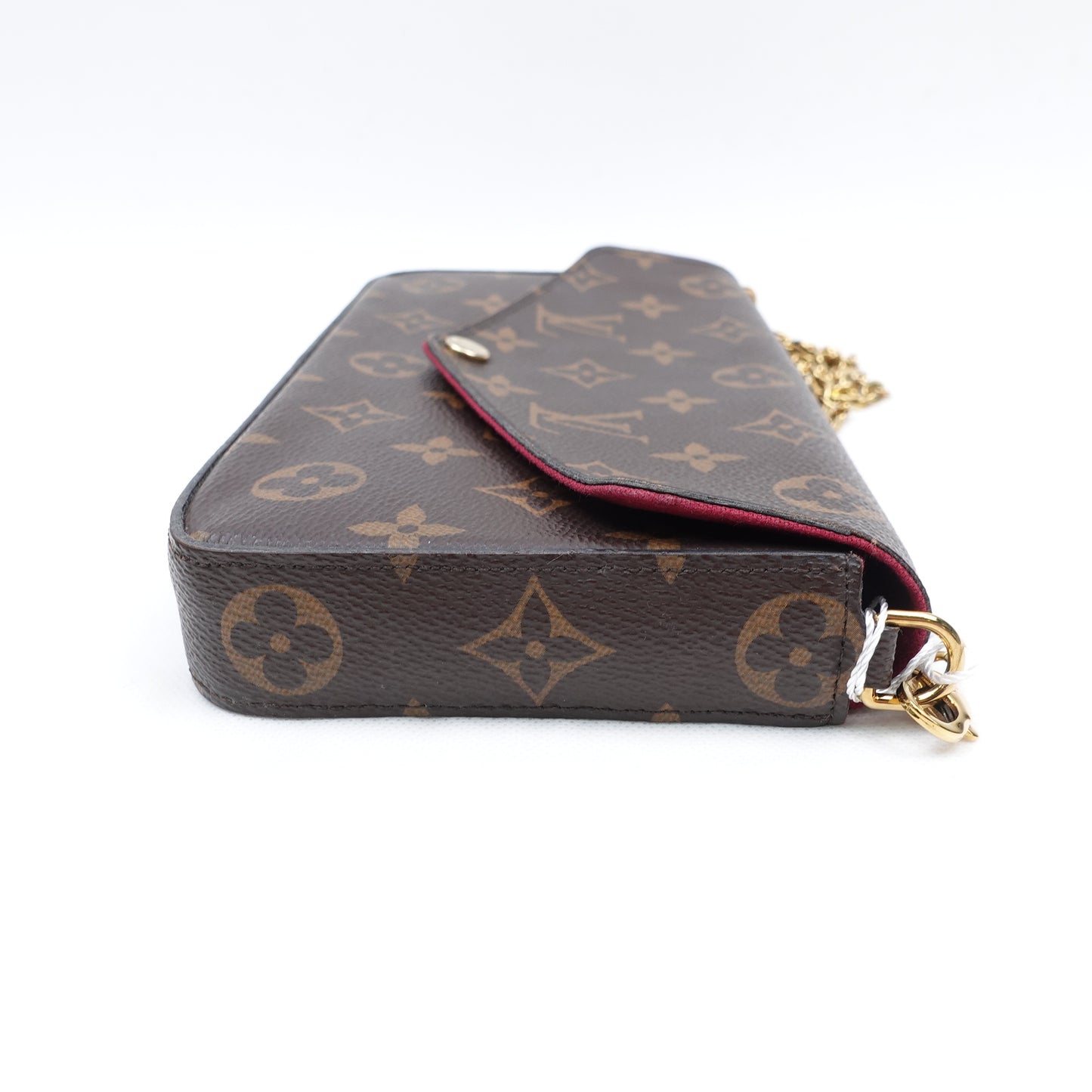 Pre-Owned Louis Vuitton Pochette Felicie Monogram Coated Canvas Shoulder Bag