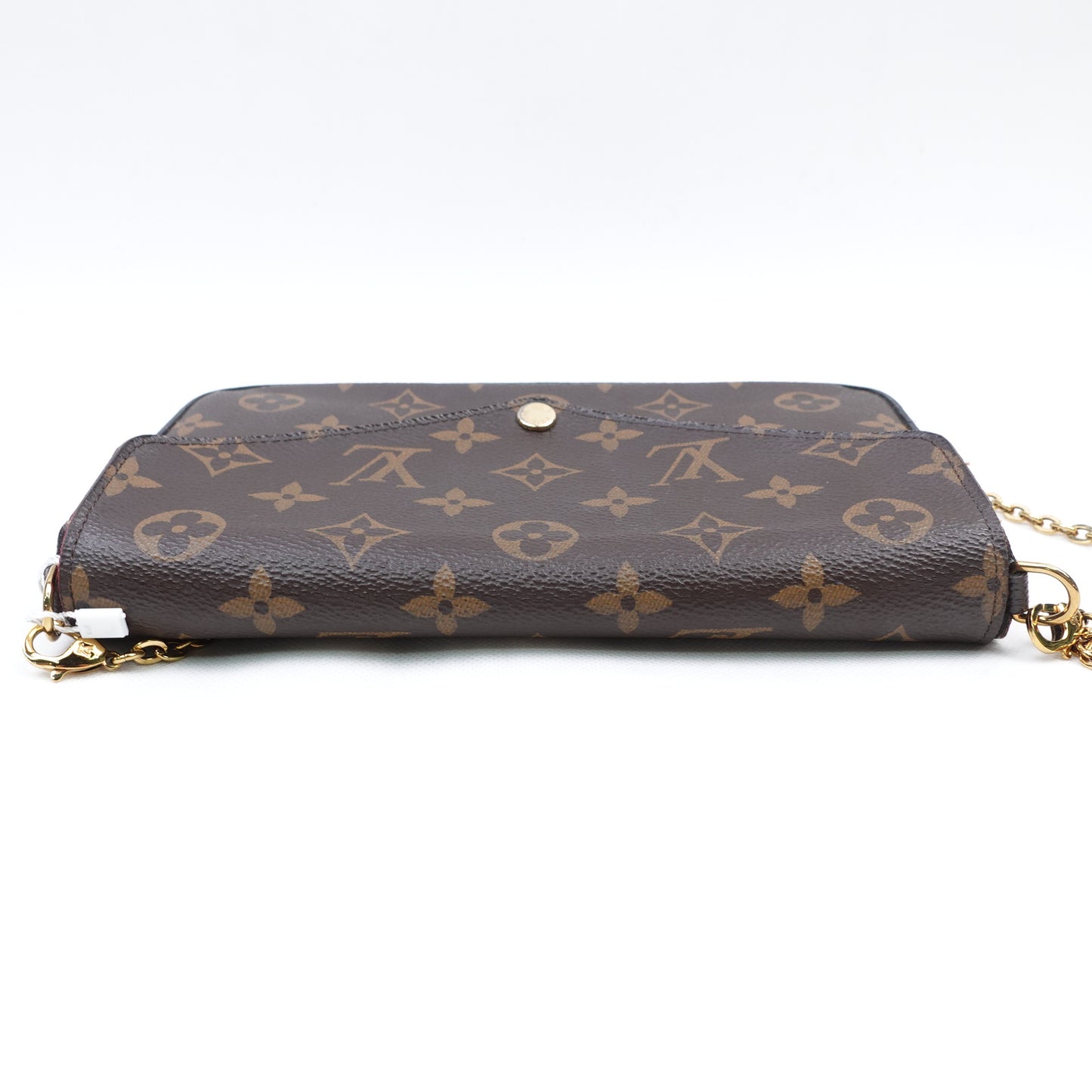 Pre-Owned Louis Vuitton Pochette Felicie Monogram Coated Canvas Shoulder Bag