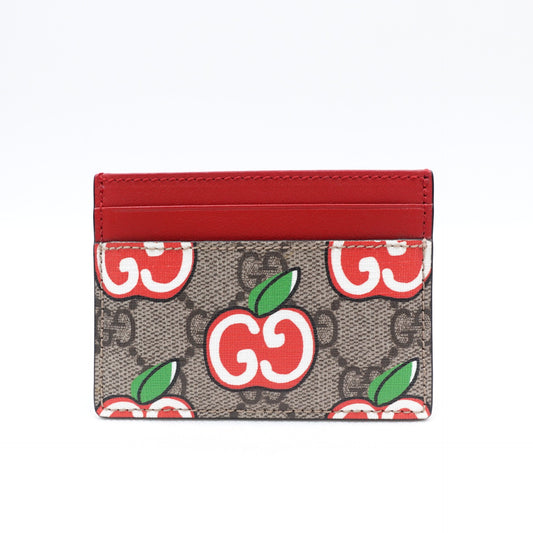 Pre-owned Gucci Multicolor Coated Canvas Card Holder