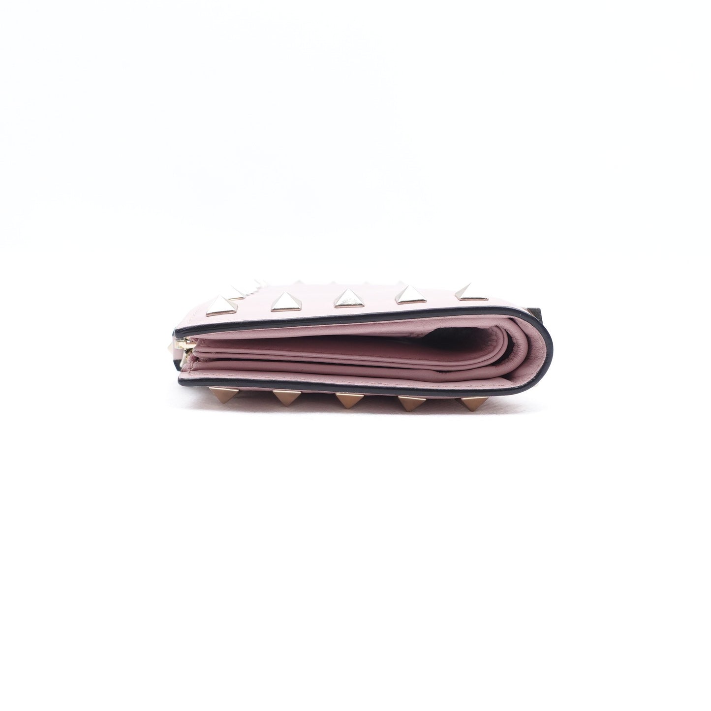 Pre-owned Valentino Pink Calfskin Wallet