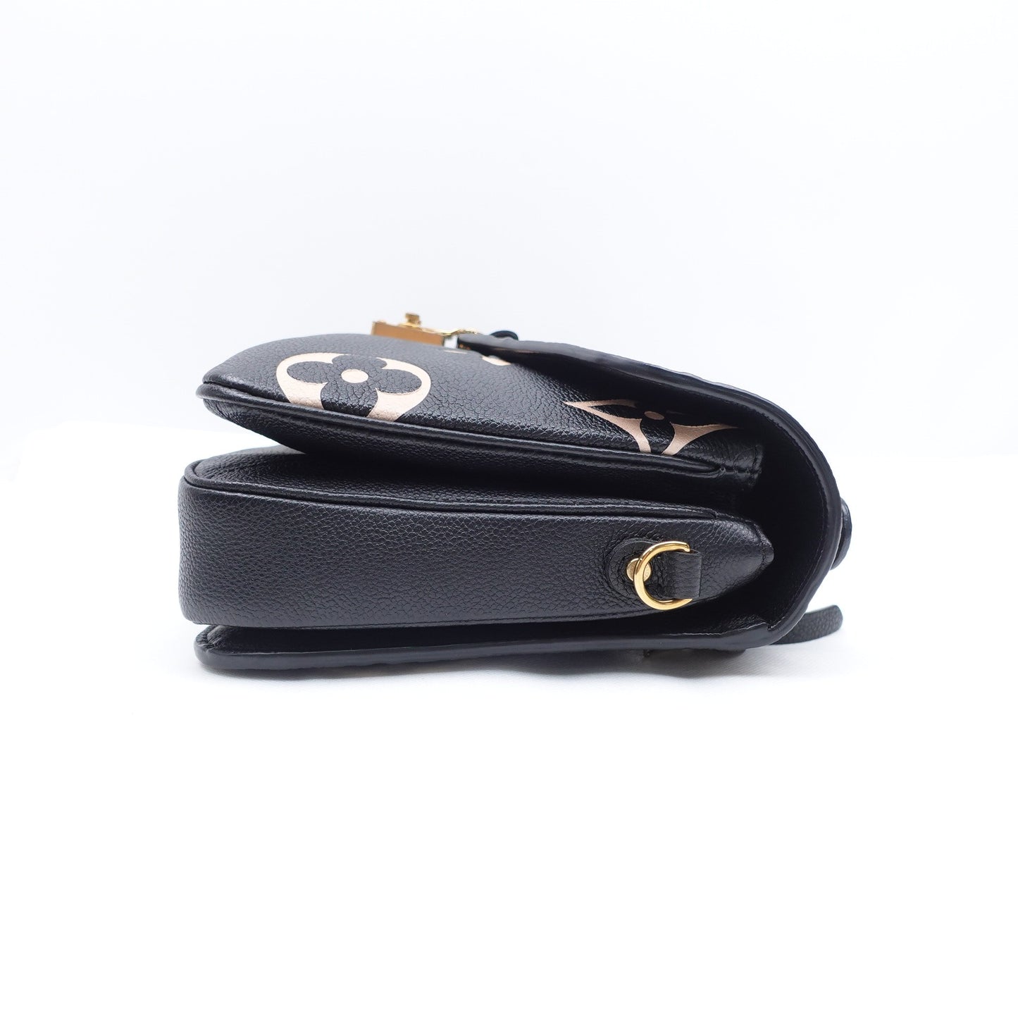 Pre-owned Louis Vuitton Metis Black Calfskin Shoulder Bag