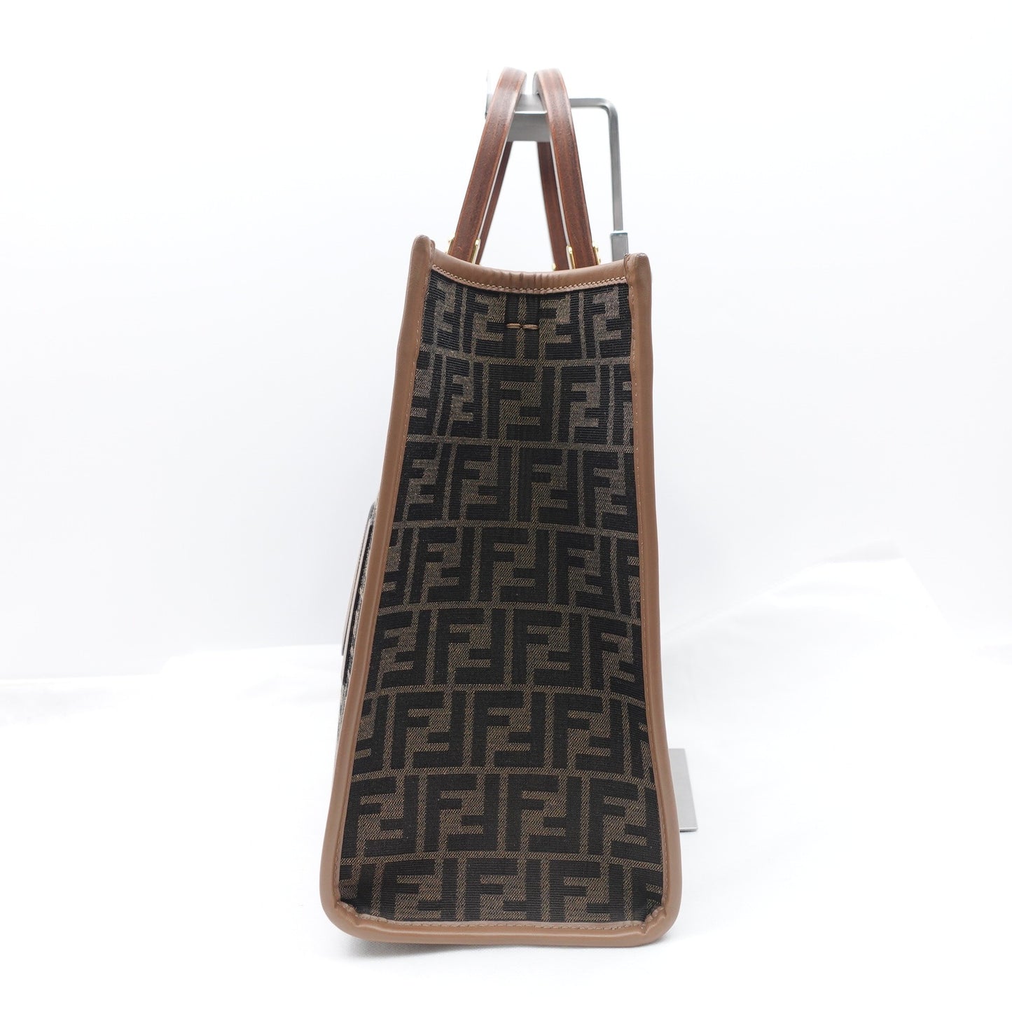 Pre-owned Fendi Sunshine Medium Monogram Canvas Tote Bag