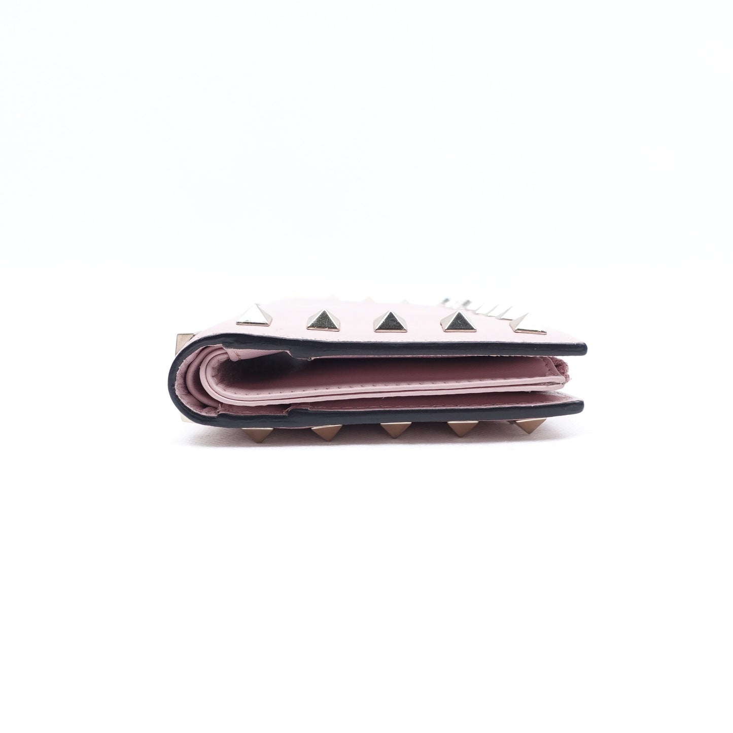 Pre-owned Valentino Pink Calfskin Wallet