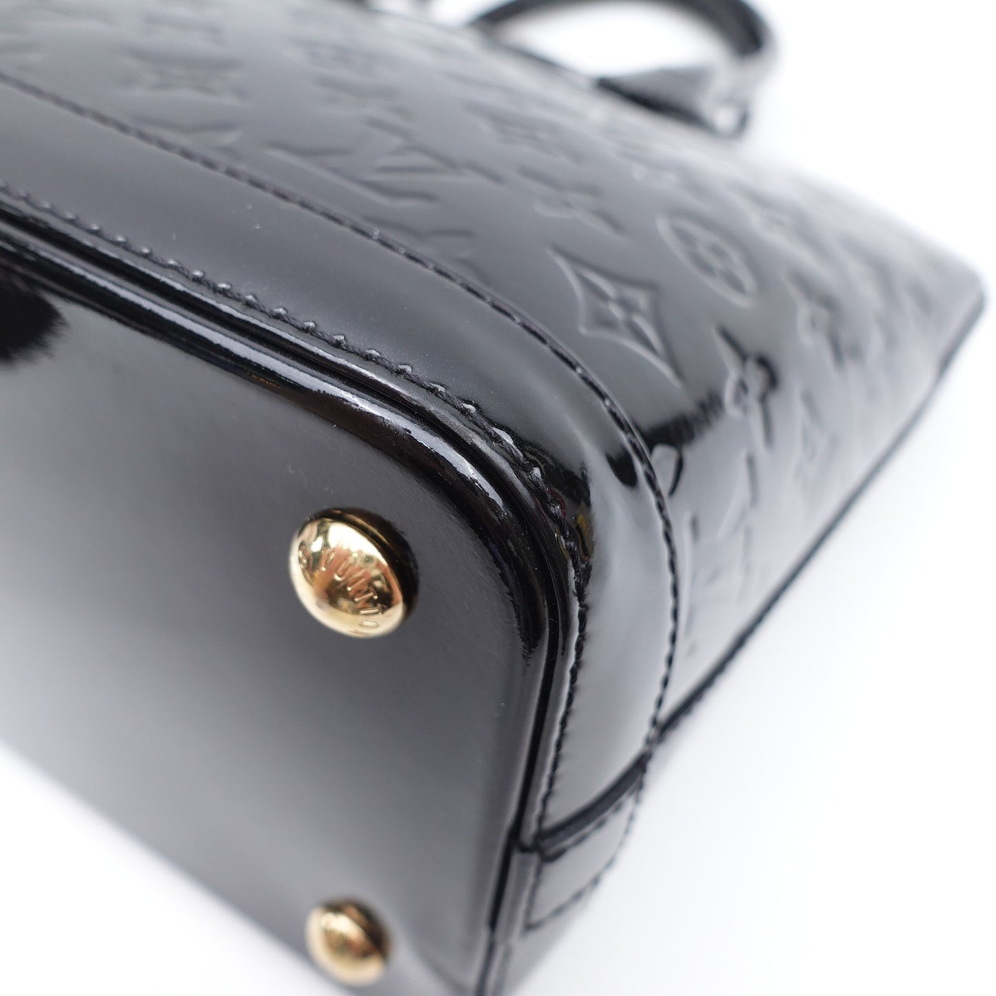 Pre-owned Louis Vuitton Lockit Black Patent Handbag