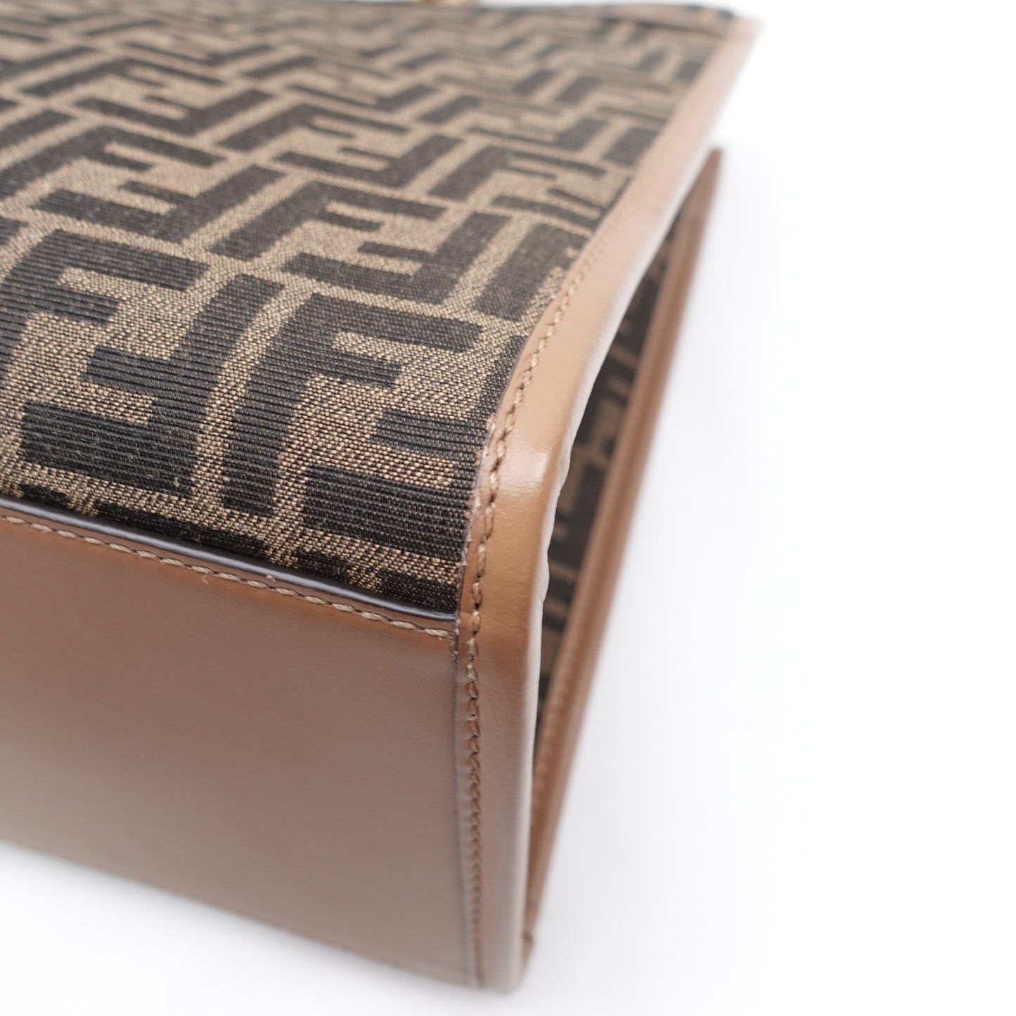 Pre-owned Fendi Sunshine Medium Monogram Canvas Tote Bag