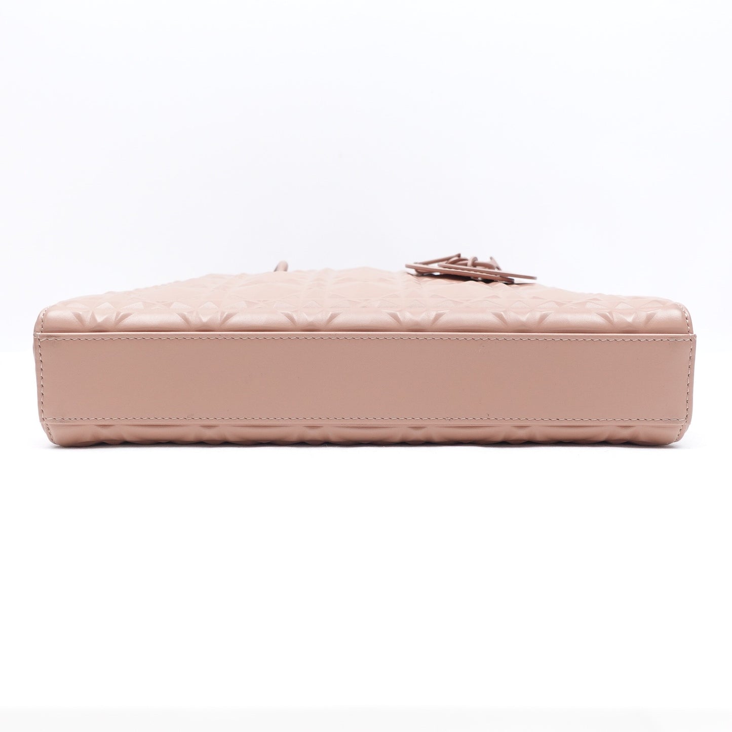 Pre-owned Lady D-Joy Pink Calfskin Shoulder Bag