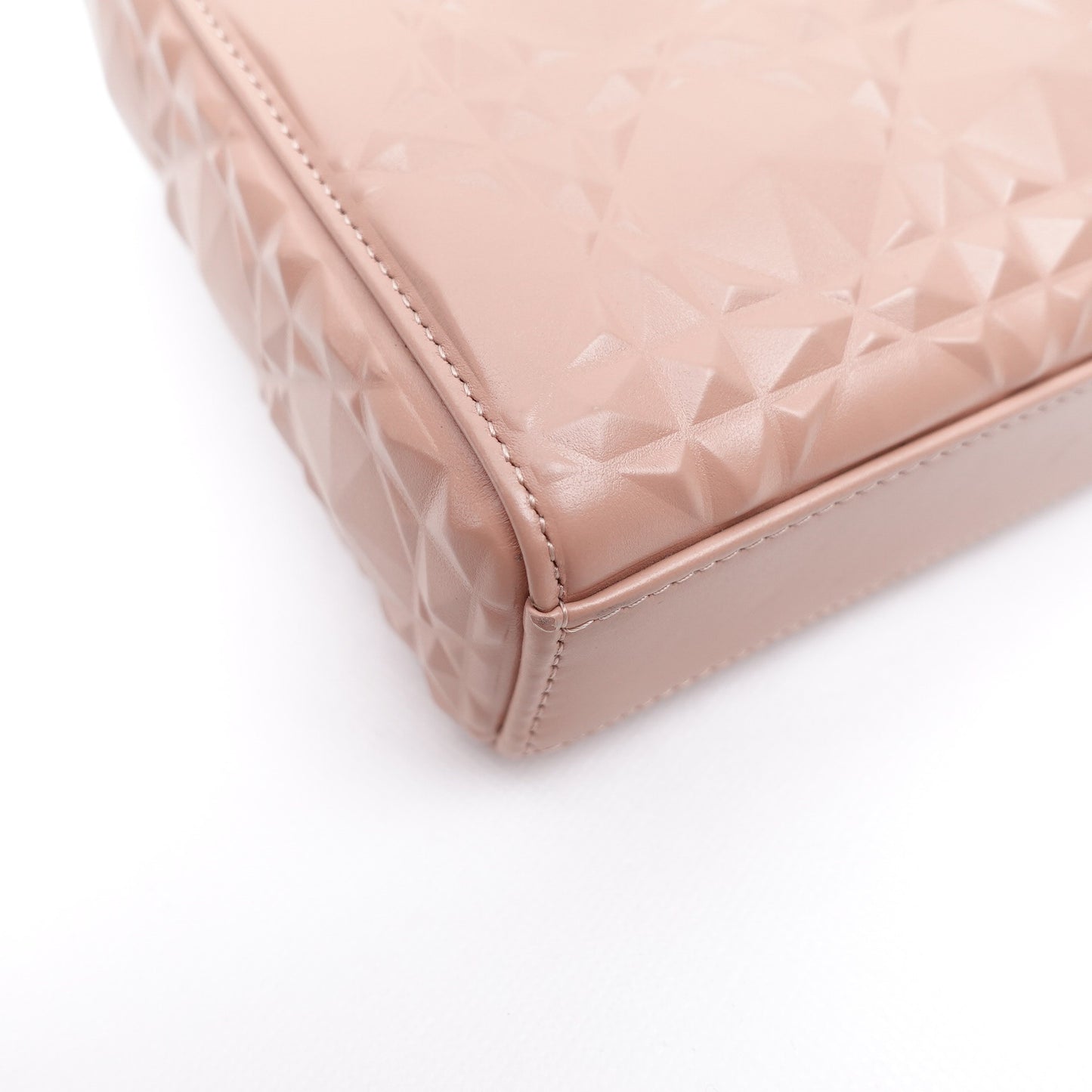 Pre-owned Lady D-Joy Pink Calfskin Shoulder Bag