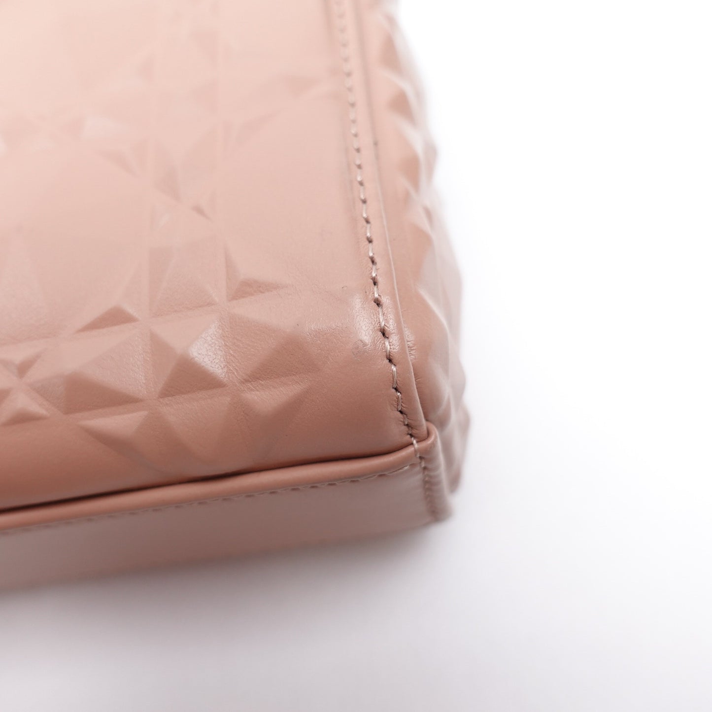 Pre-owned Lady D-Joy Pink Calfskin Shoulder Bag