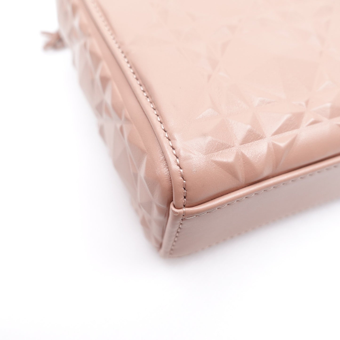 Pre-owned Lady D-Joy Pink Calfskin Shoulder Bag