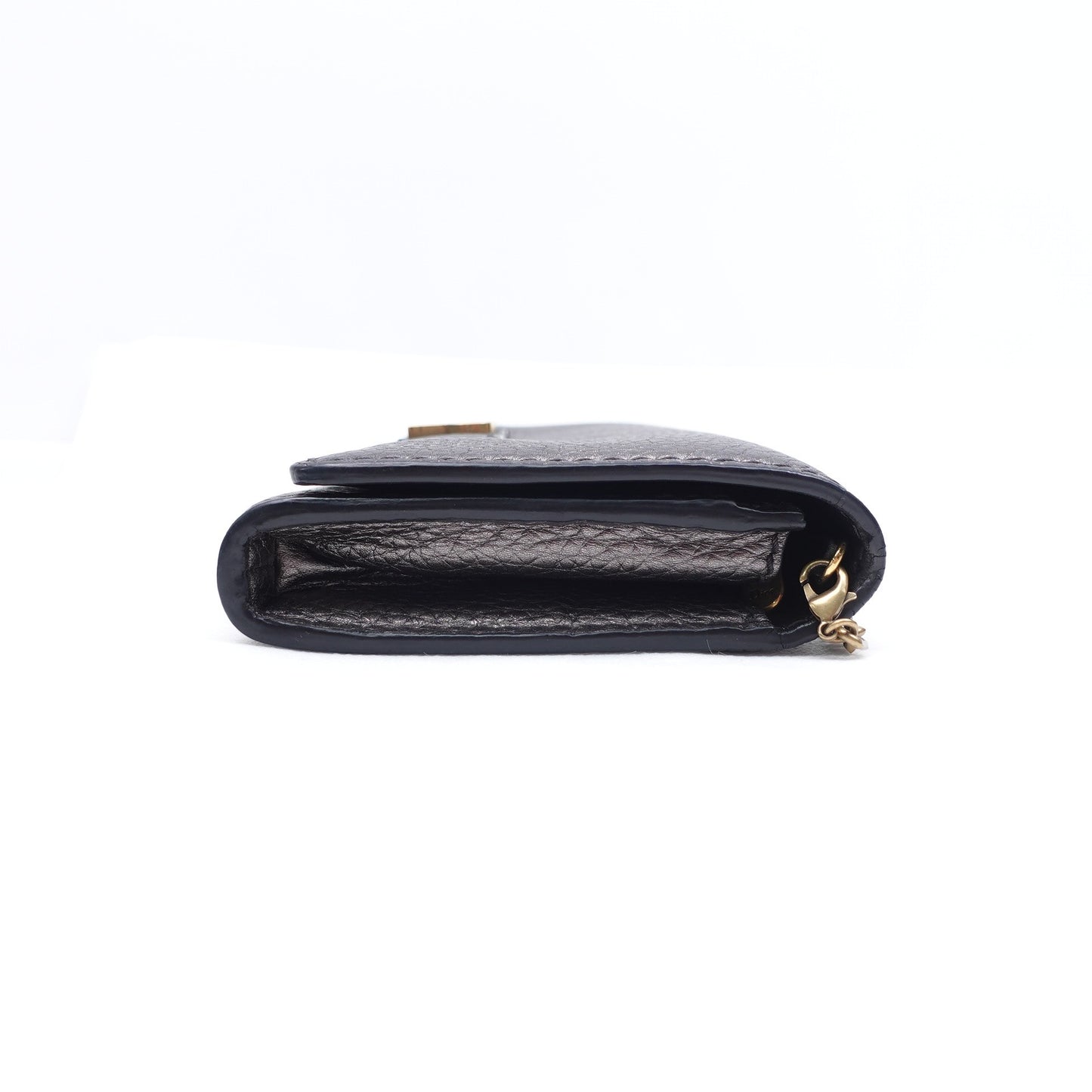 Pre-owned Dior Jadior WOC Grey Calfskin Shoulder Bag