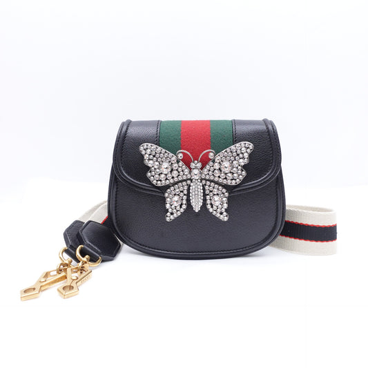 Pre-owned Gucci Totem Black Calfskin Shoulder Bag