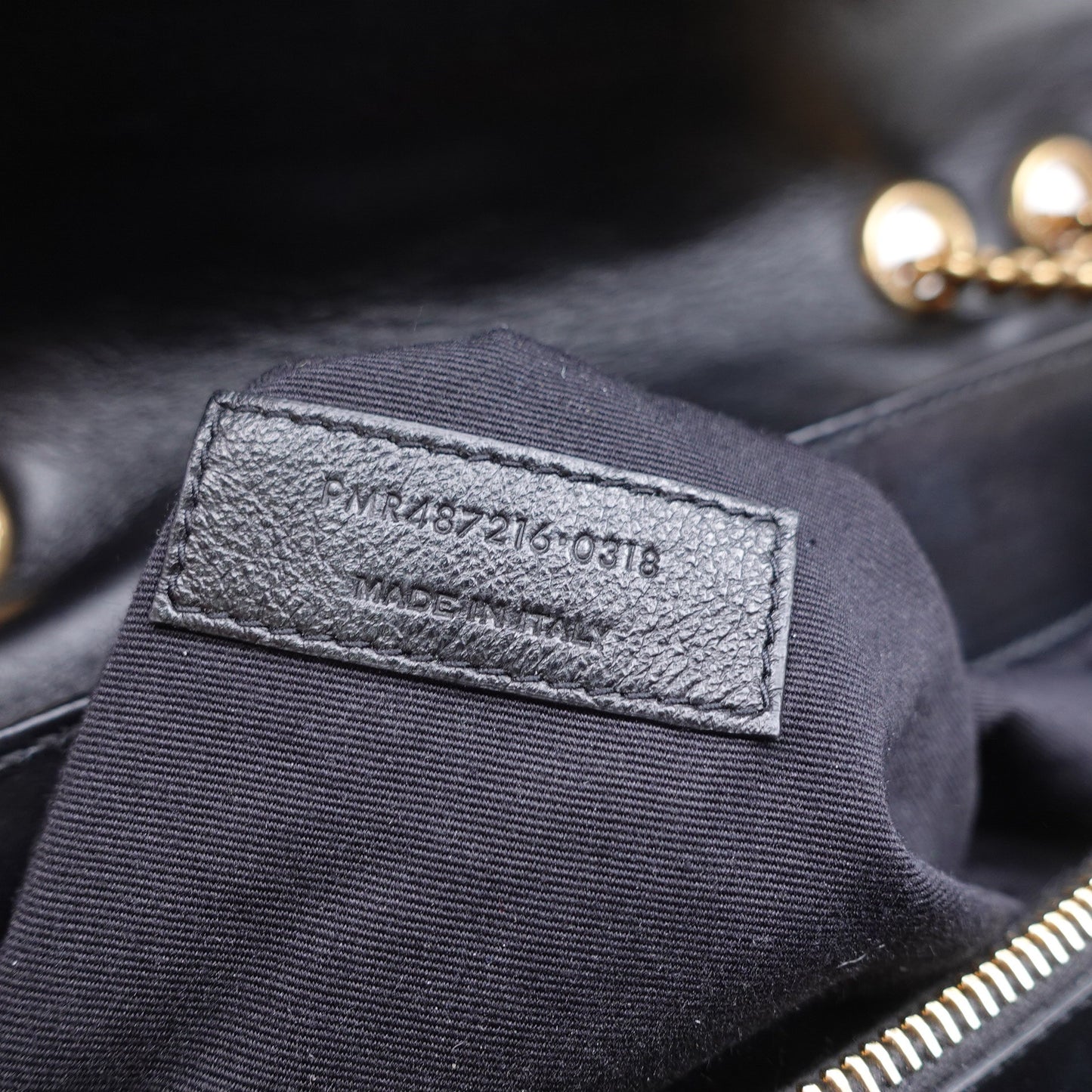 Pre-owned Saint Laurent Loulou Black Calfskin Shoulder Bag