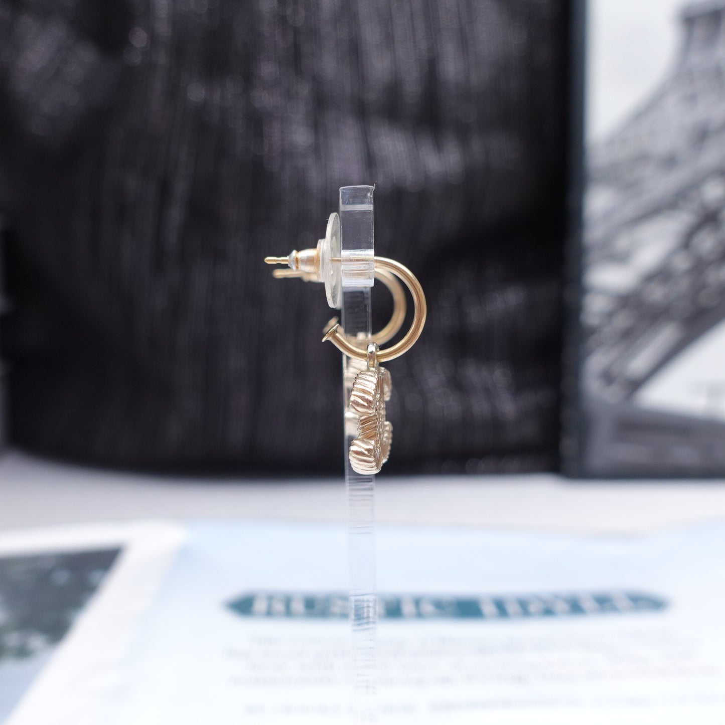 Pre-Owned Chanel Pearl CC-Tone Drop Earrings