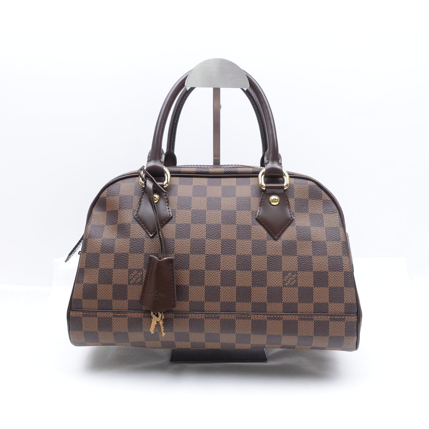 Pre-owned Louis Vuitton Duomo Damier Ebene Coated Canvas Tote
