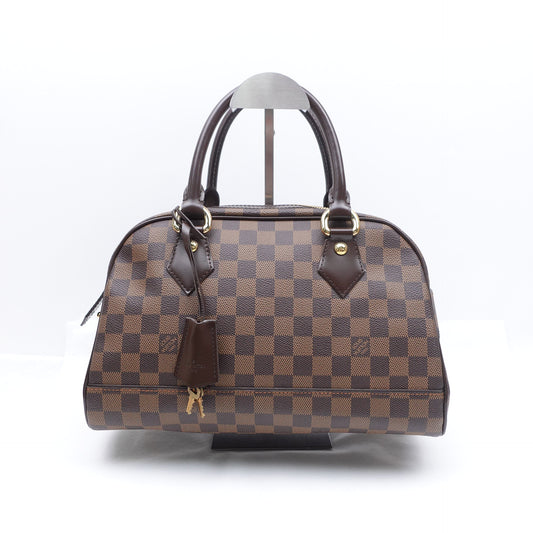 Pre-owned Louis Vuitton Duomo Damier Ebene Coated Canvas Tote