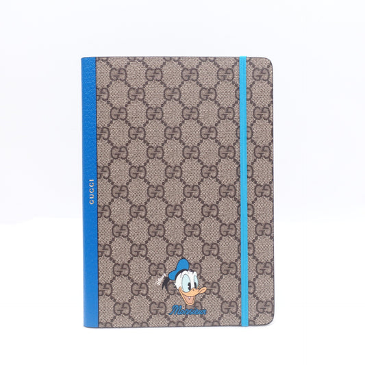 Pre-owned Gucci Disney Monogram Coated Canvas Agenda