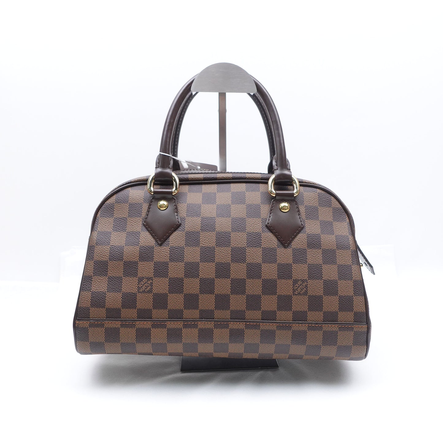 Pre-owned Louis Vuitton Duomo Damier Ebene Coated Canvas Tote