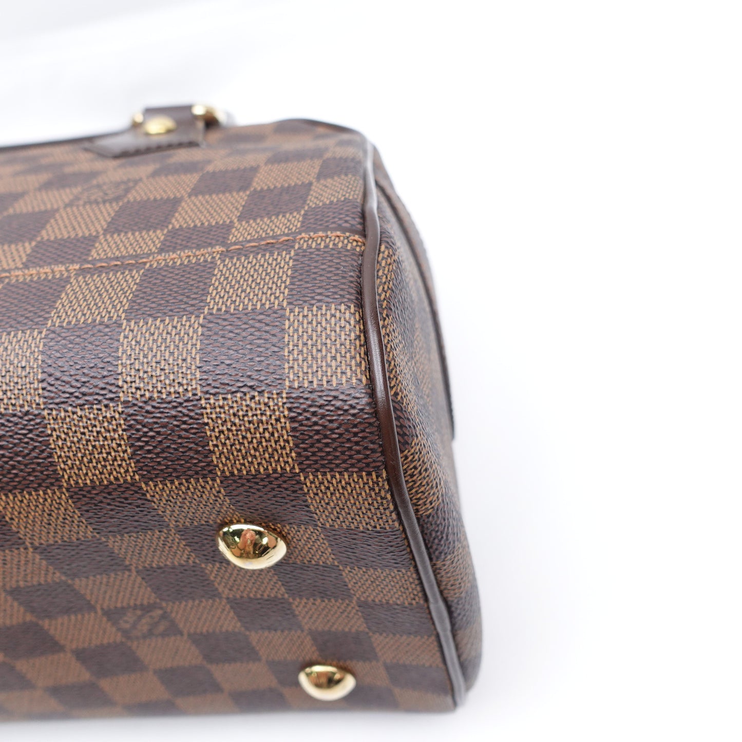 Pre-owned Louis Vuitton Duomo Damier Ebene Coated Canvas Tote