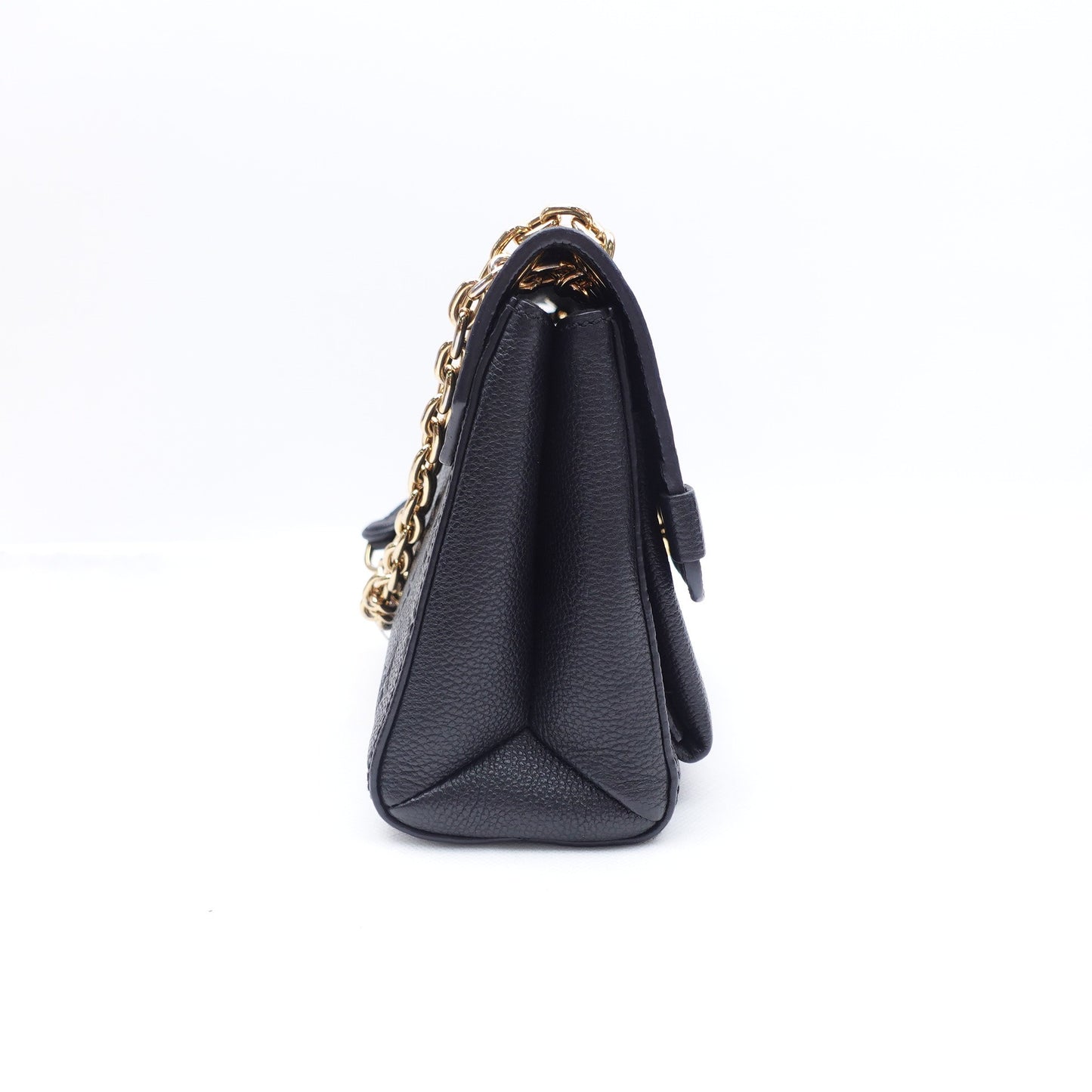 Pre-owned Louis Vuitton Vavin BB Black Black Calfskin Shoulder Bag