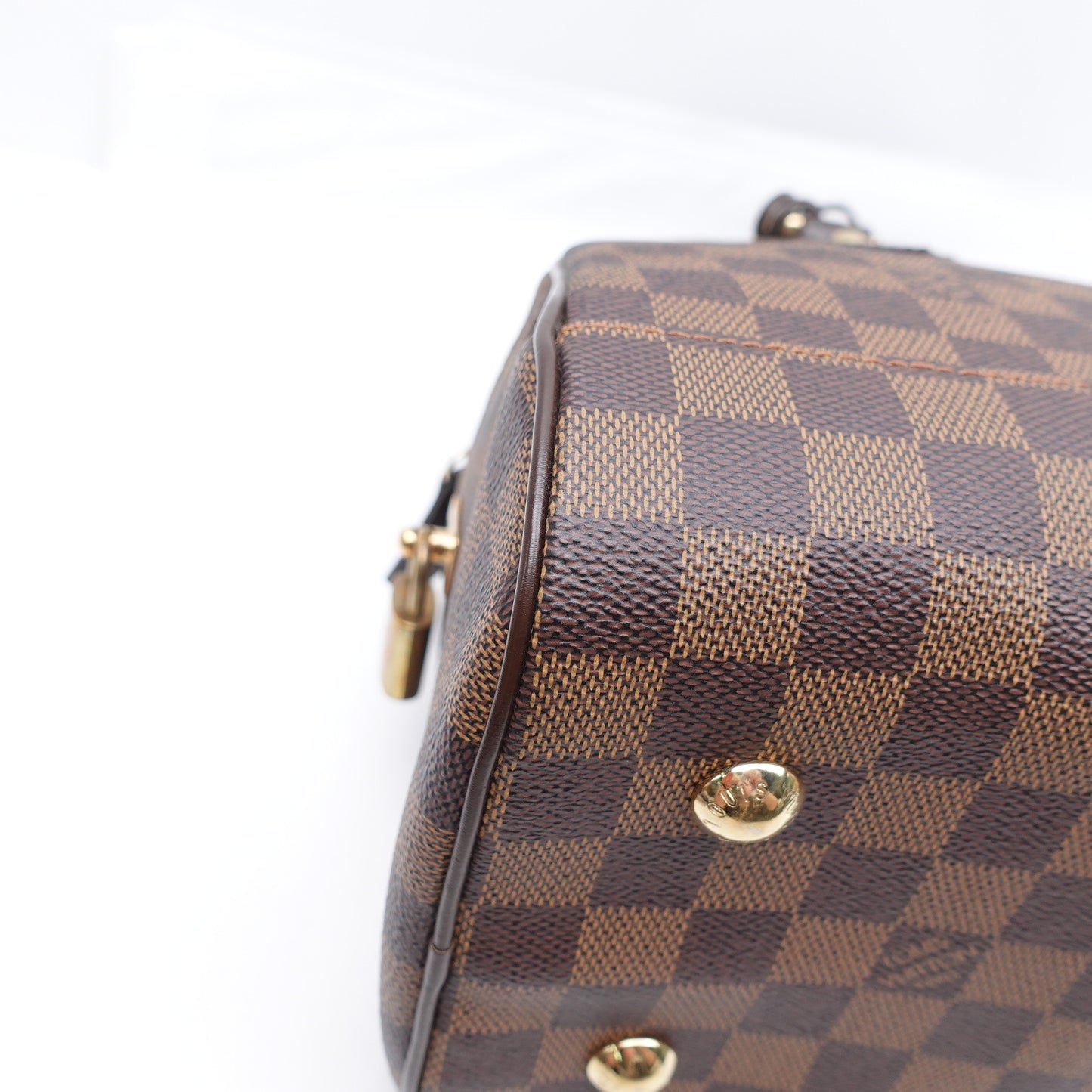 Pre-owned Louis Vuitton Duomo Damier Ebene Coated Canvas Tote