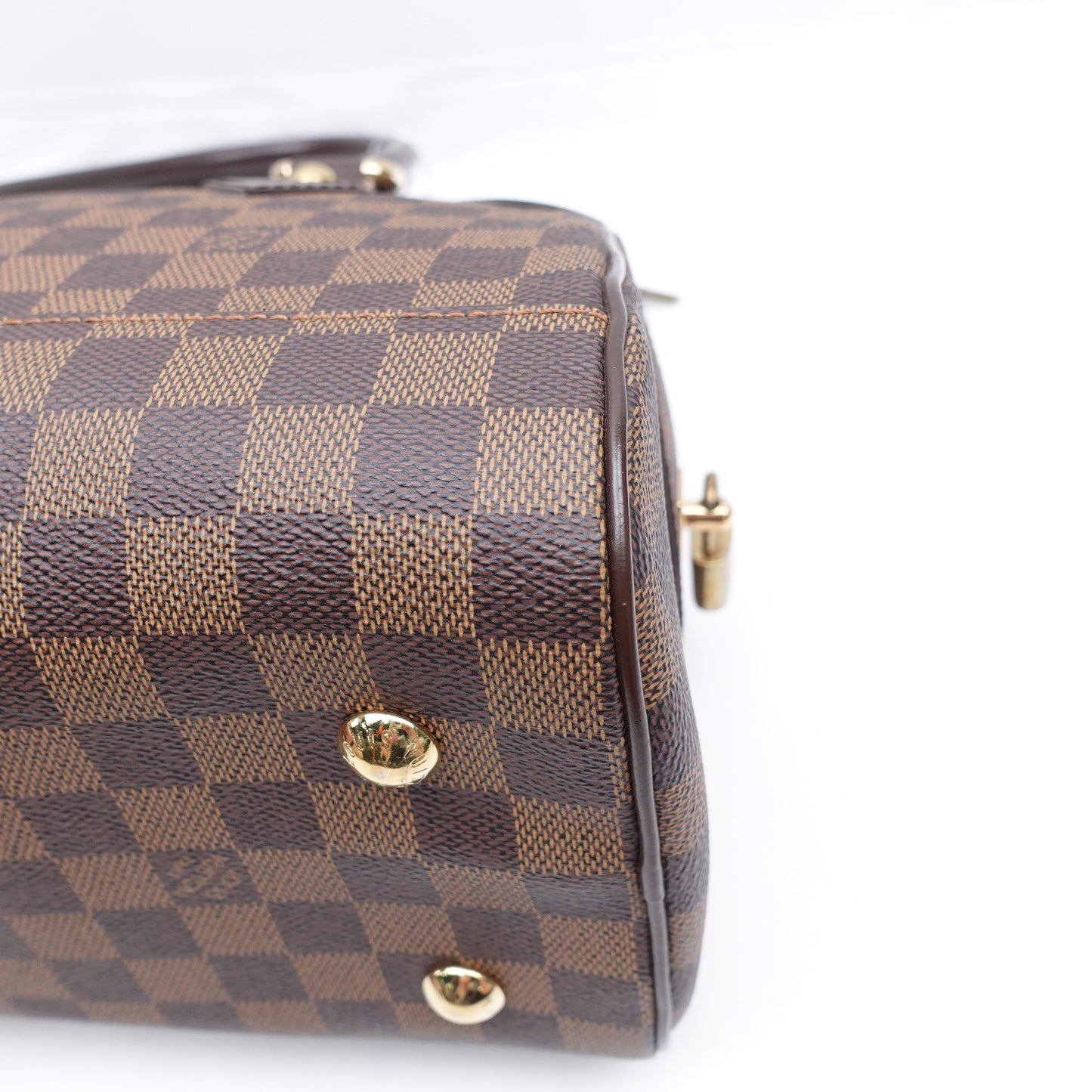 Pre-owned Louis Vuitton Duomo Damier Ebene Coated Canvas Tote