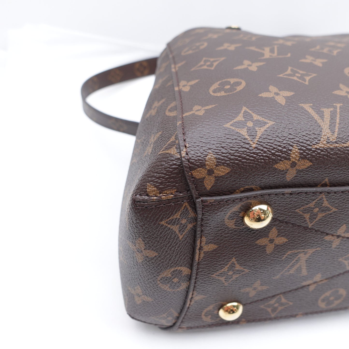Pre-owned Louis Vuitton Montaigne Monogram Coated Canvas Shoulder Bag