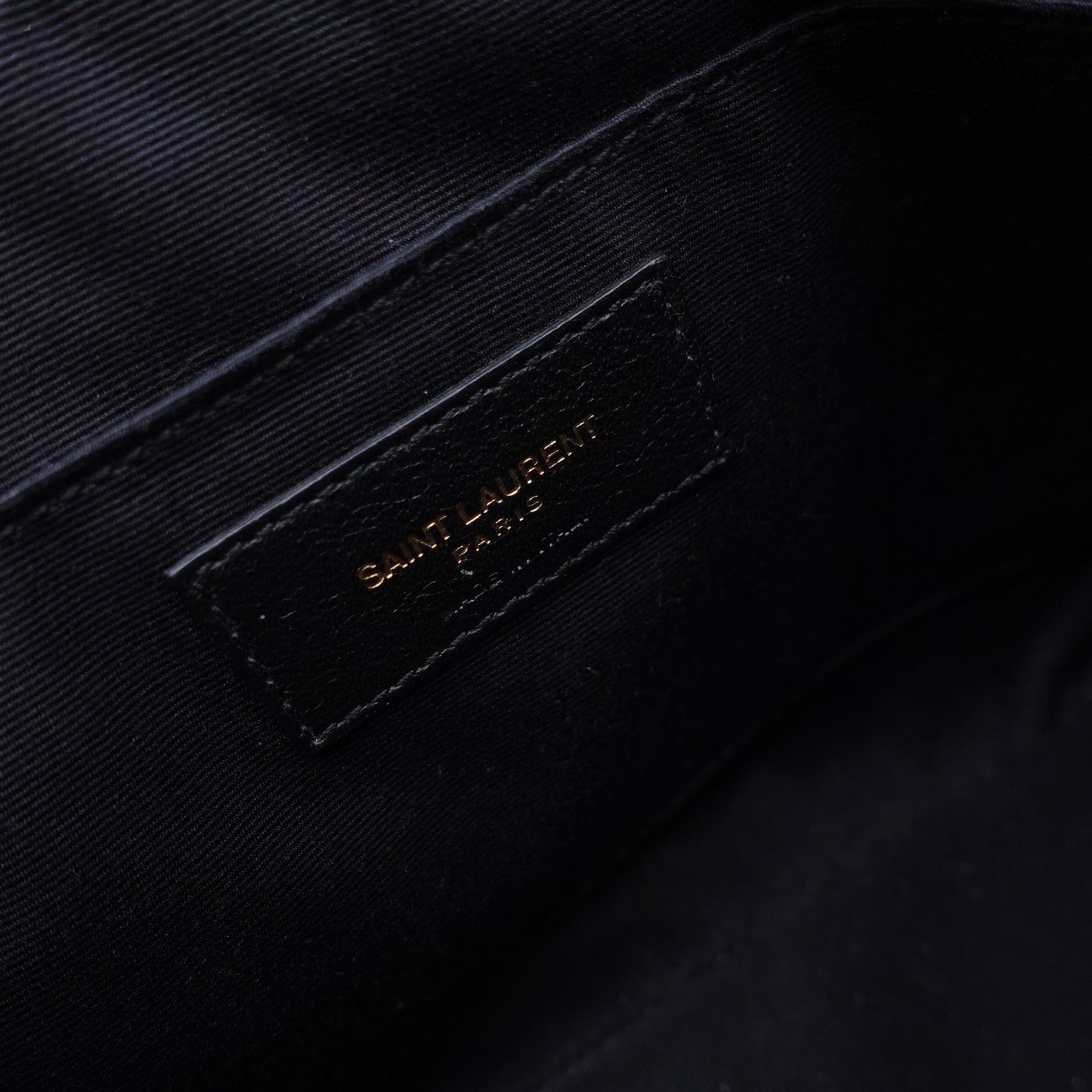 Pre-owned Saint Laurent Loulou Camera Navy Calfskin Crossbody Bag