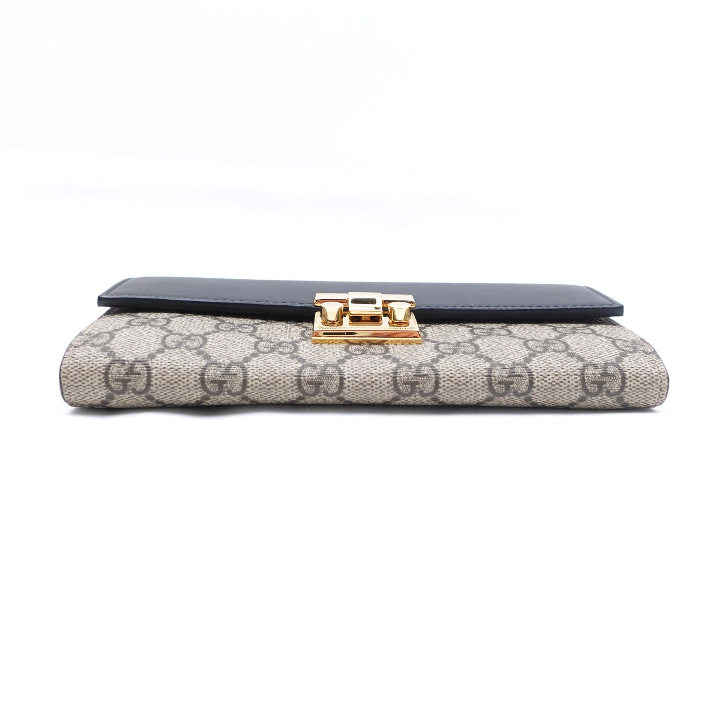 Pre-owned Gucci Padlock GG Coated Canvas Wristlet