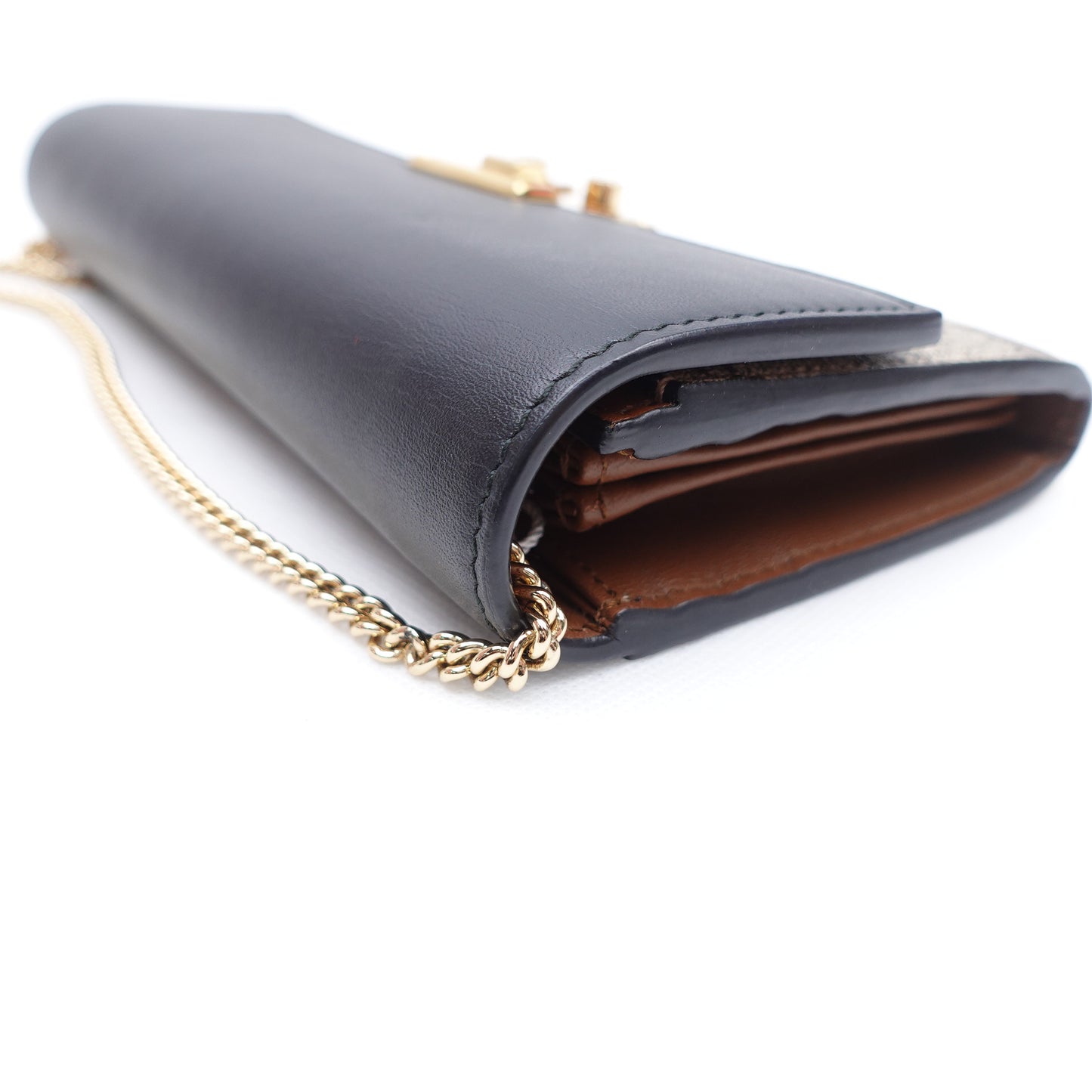 Pre-owned Gucci Padlock GG Coated Canvas Wristlet