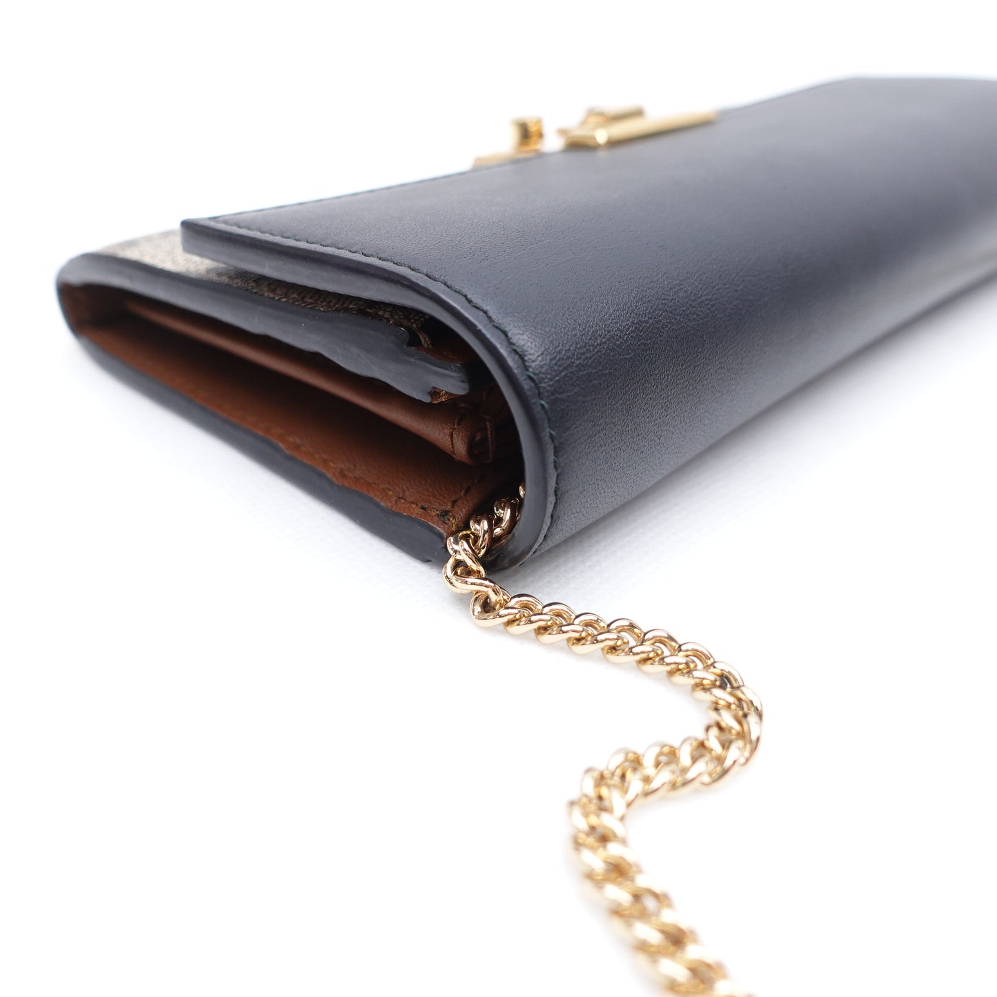 Pre-owned Gucci Padlock GG Coated Canvas Wristlet