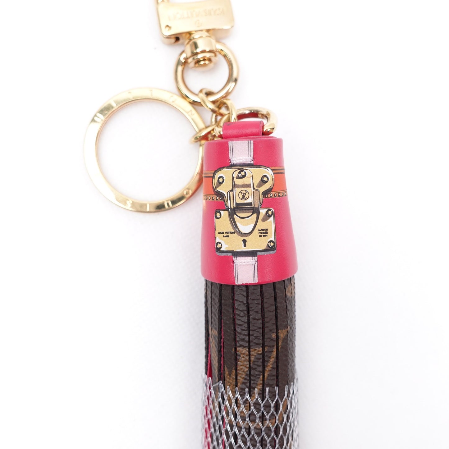 Pre-owned Louis Vuiton Monogram Coated Canvas Bag Charm