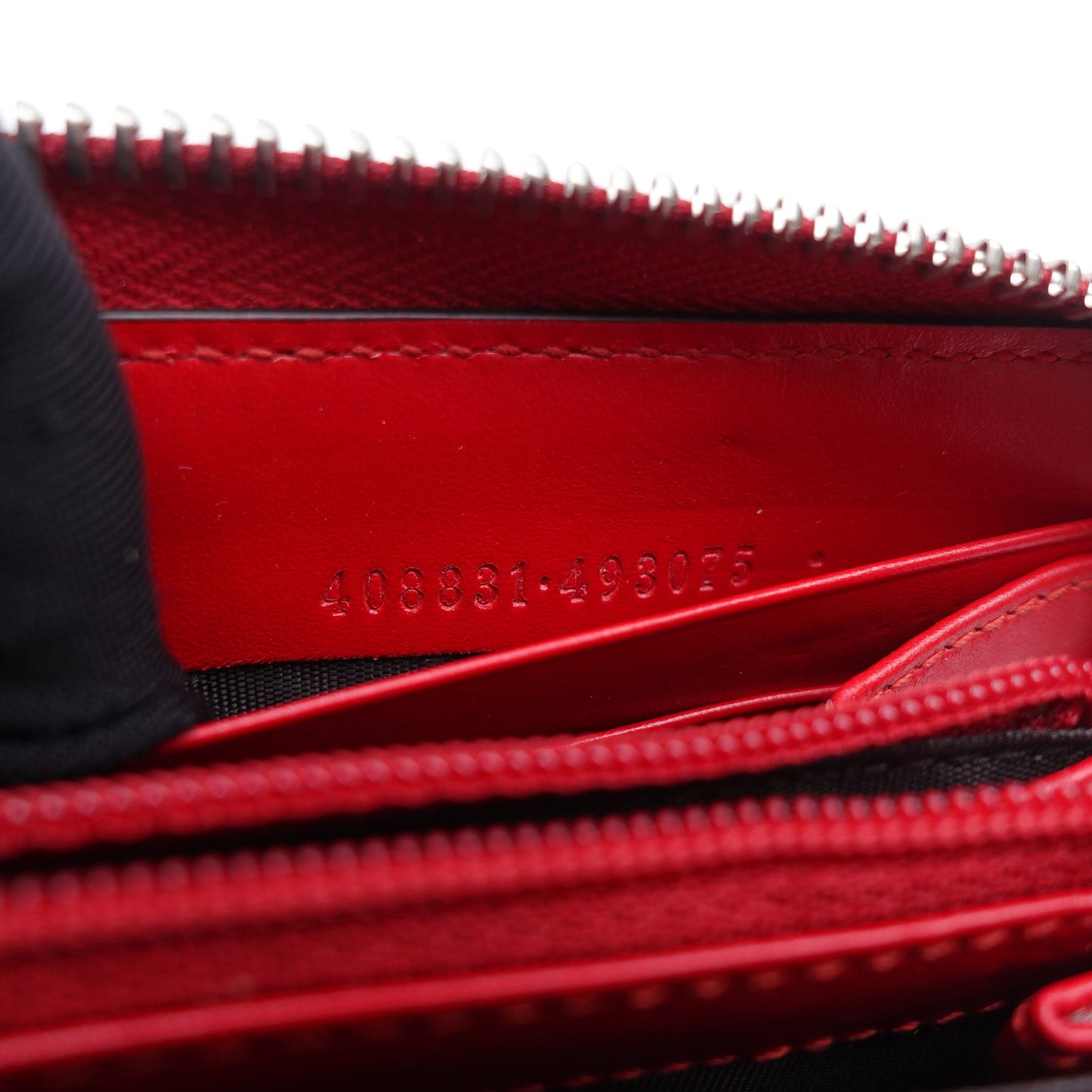 Pre-owned Gucci Red Ophidia Calfskin Wallet