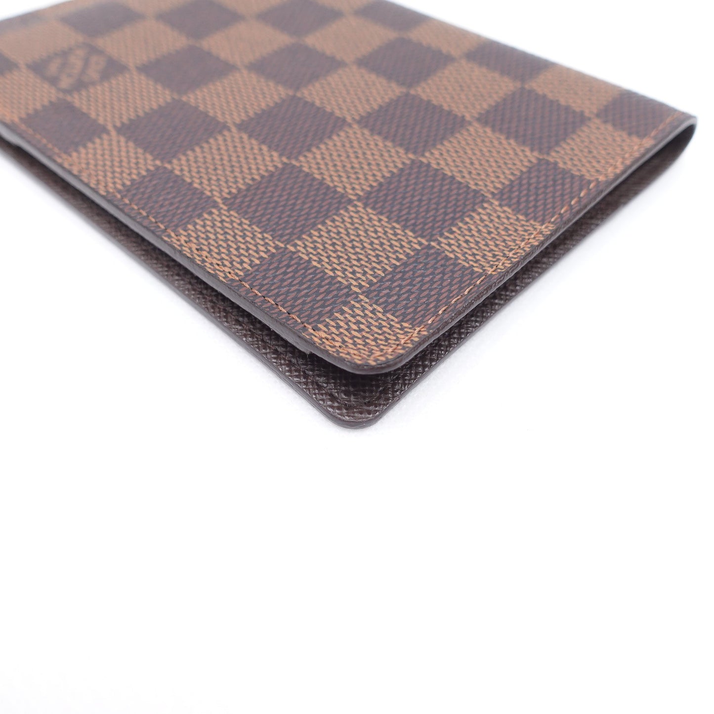 Pre-owned Louis vuitton Damier Ebene Coated Canvas Passport