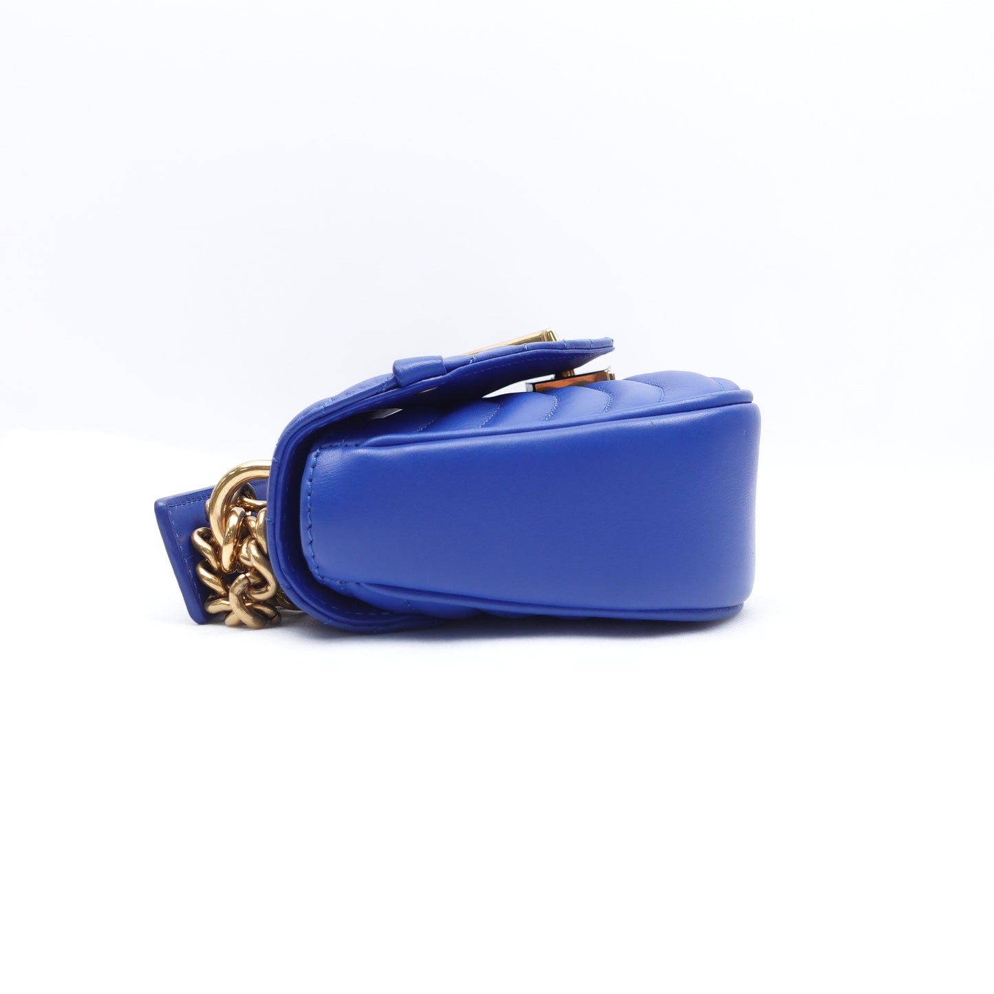 Pre-owned Louis Vuitton New Wave Blue Calfskin Shoulder Bag