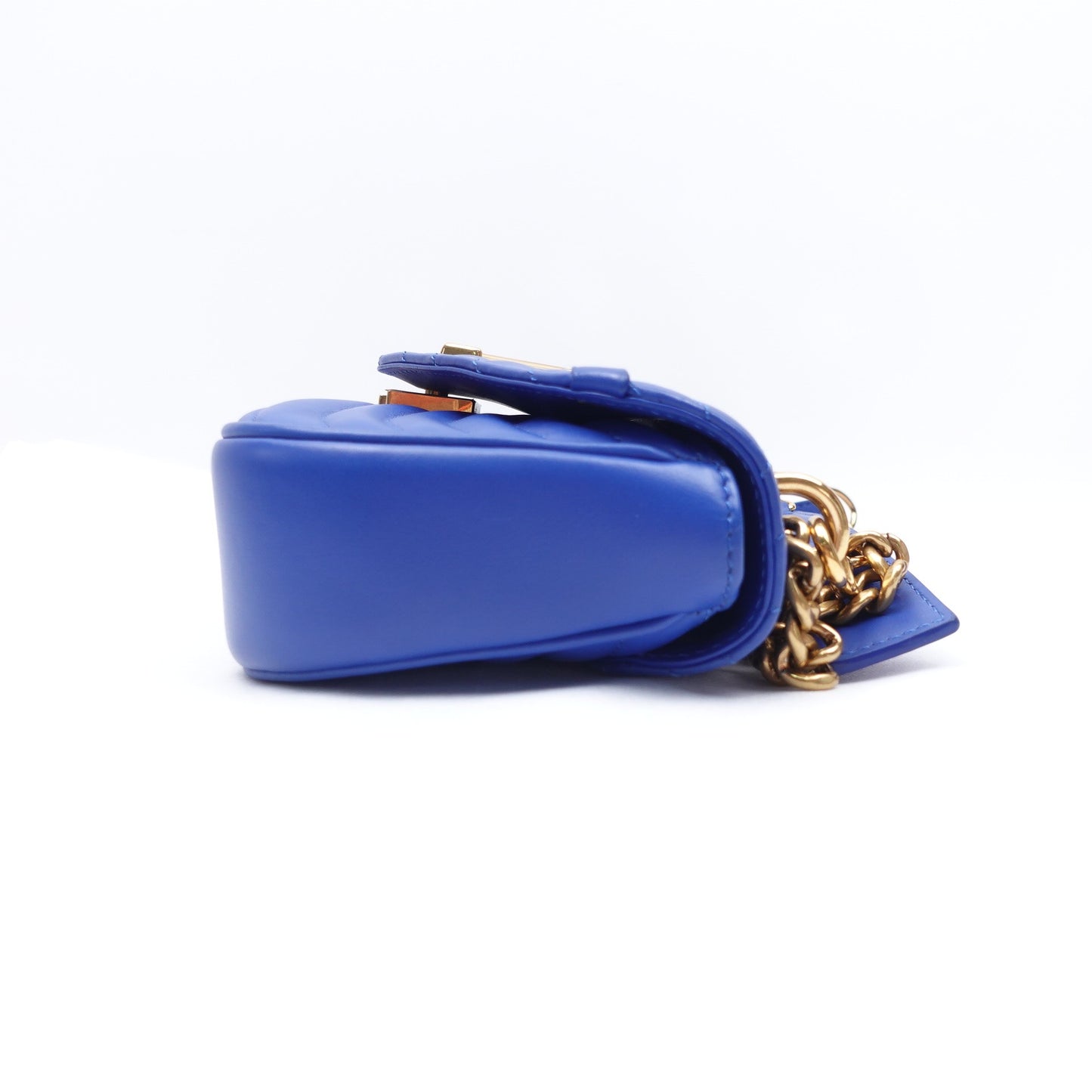 Pre-owned Louis Vuitton New Wave Blue Calfskin Shoulder Bag